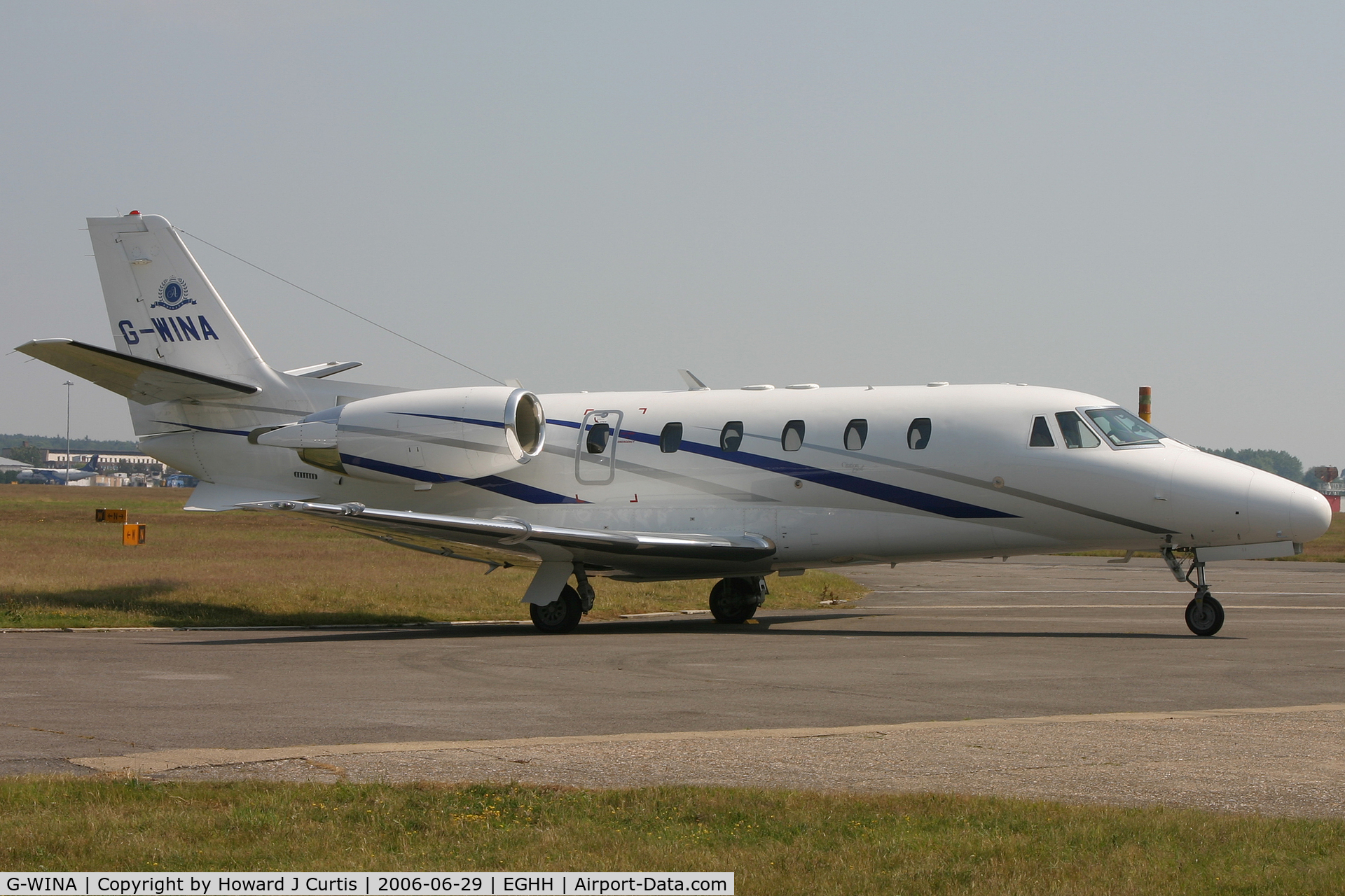 G-WINA, 2003 Cessna 560XL Citation Excel C/N 560-5343, Parked on the CSE apron.