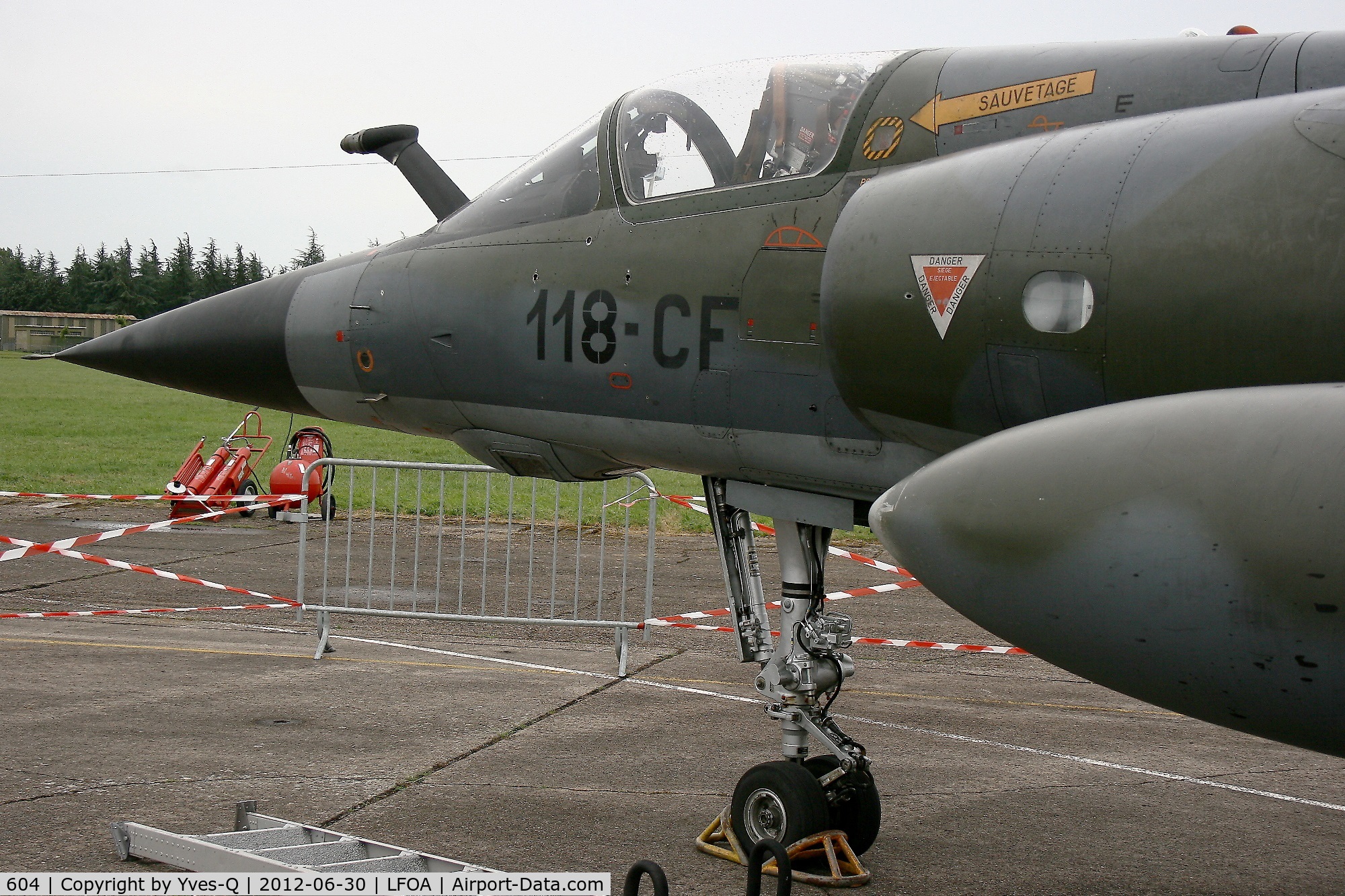 604, Dassault Mirage F.1CR C/N 604, French Air Force Dassault Mirage F1CR (118-CF), Static display, Avord Air Base 702 (LFOA) open day 2012