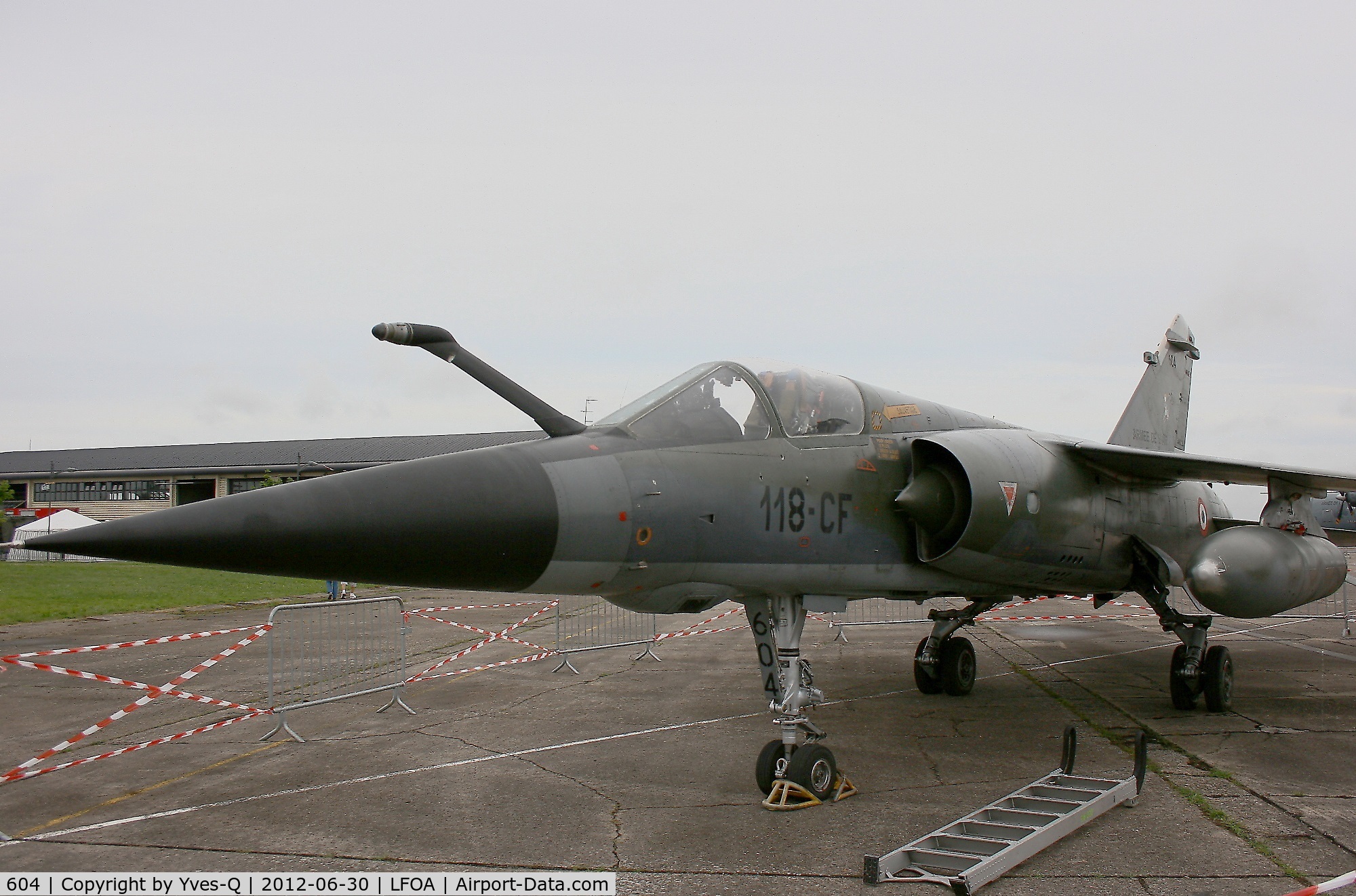 604, Dassault Mirage F.1CR C/N 604, French Air Force Dassault Mirage F1CR (118-CF), Static display, Avord Air Base 702 (LFOA) open day 2012