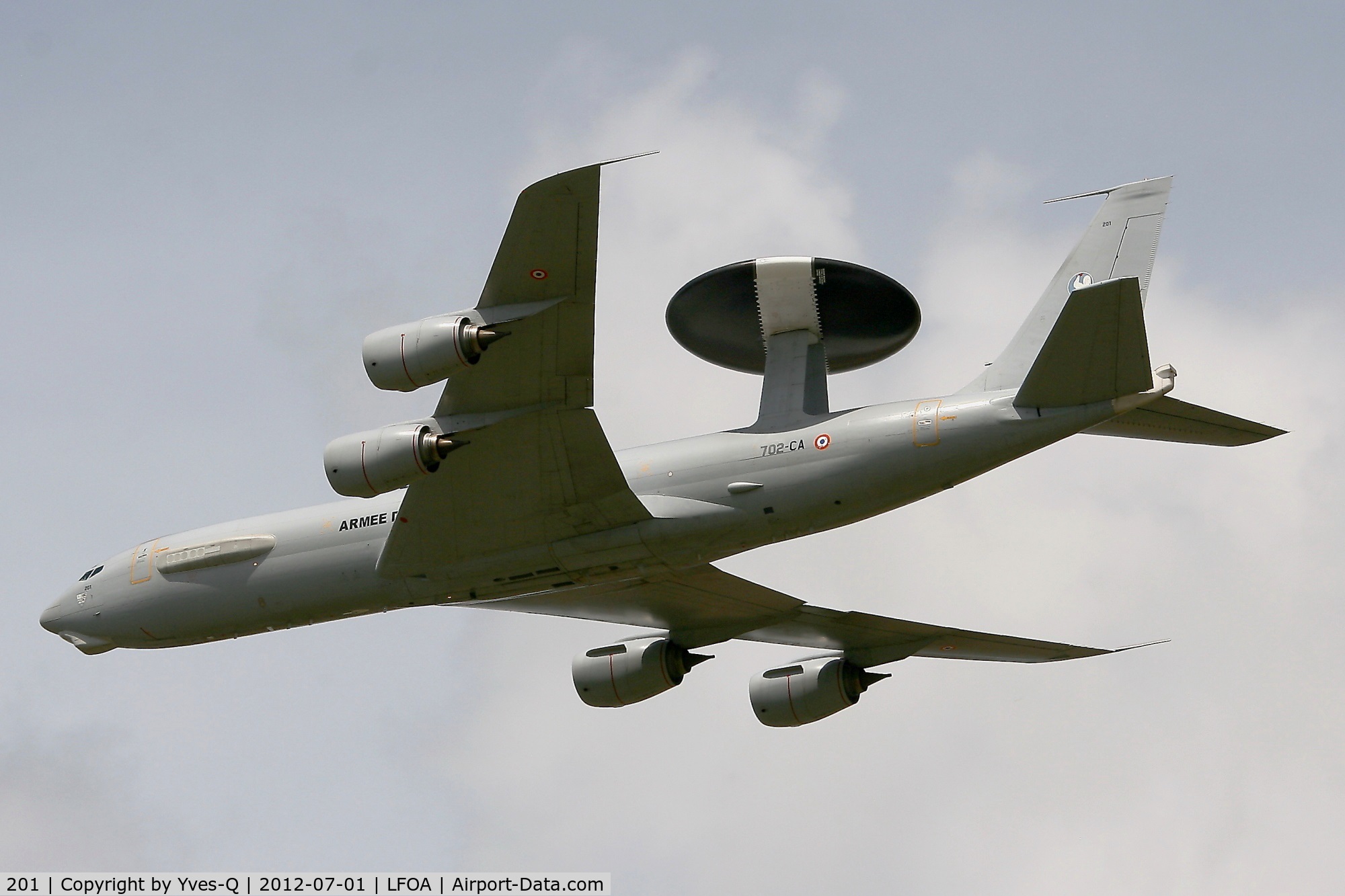 201, 1990 Boeing E-3F Sentry C/N 24115, French Air Force Boing E-3F SDCA, Solo display, Avord Air Base 702 (LFOA)  Air Show in june 2012