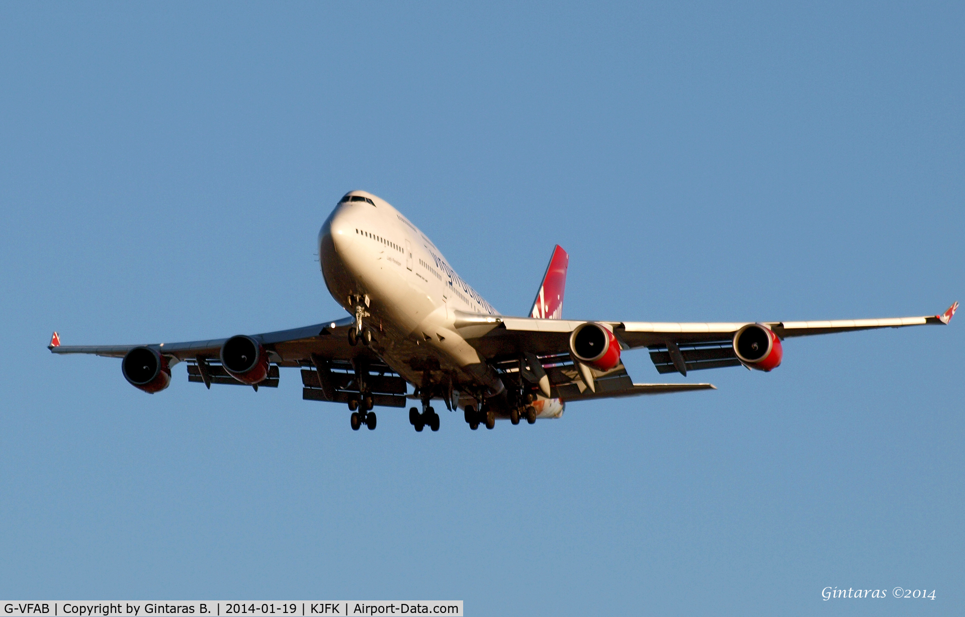 G-VFAB, 1994 Boeing 747-4Q8 C/N 24958, Going to a landing on RWY 31R