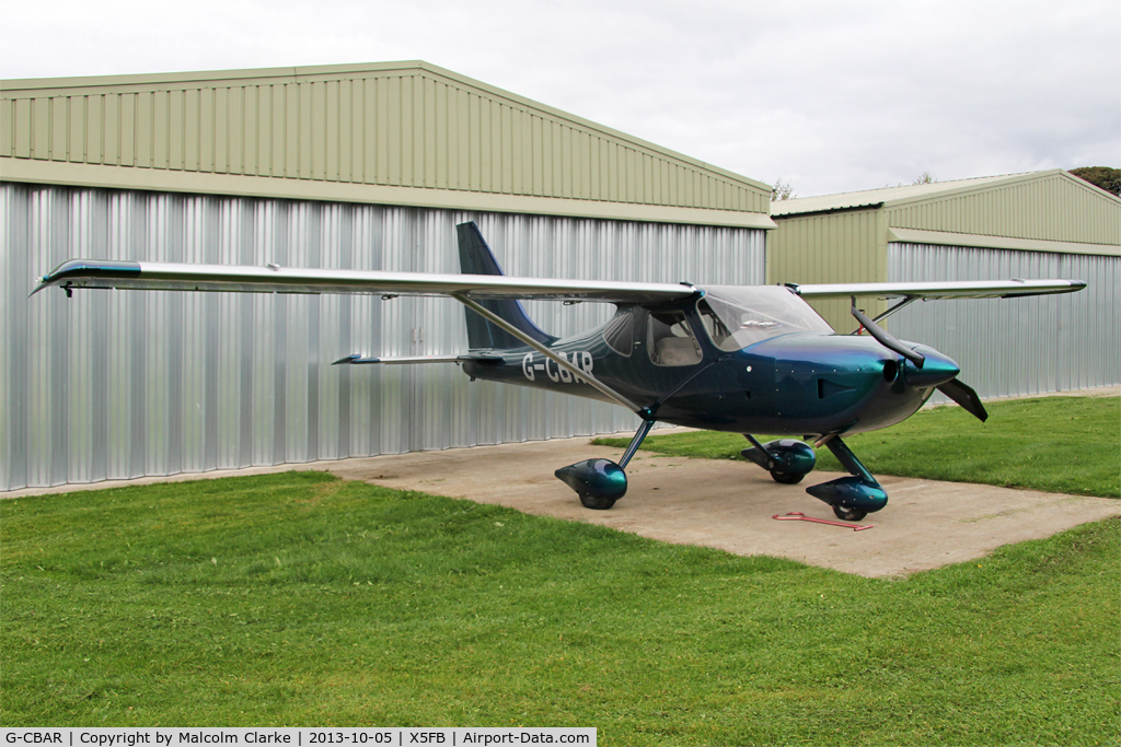 G-CBAR, 2003 Stoddard-Hamilton Glastar C/N PFA 295-13133, Stoddard-Hamilton Glastar, Fishburn Airfield UK, September 2013.