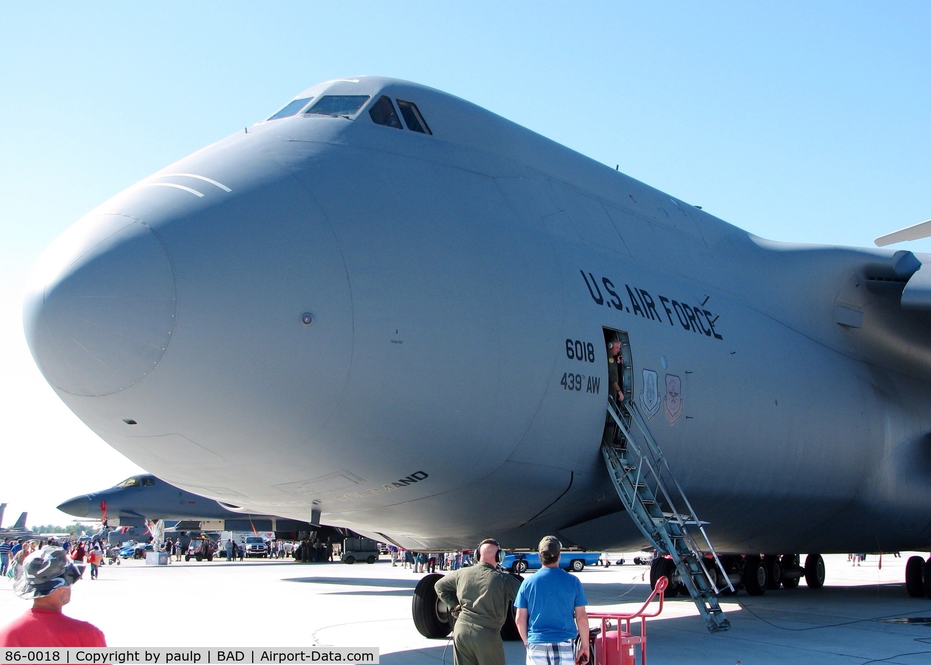 86-0018, 1986 Lockheed C-5B Galaxy C/N 500-0104, At Barksdale Air Force Base.