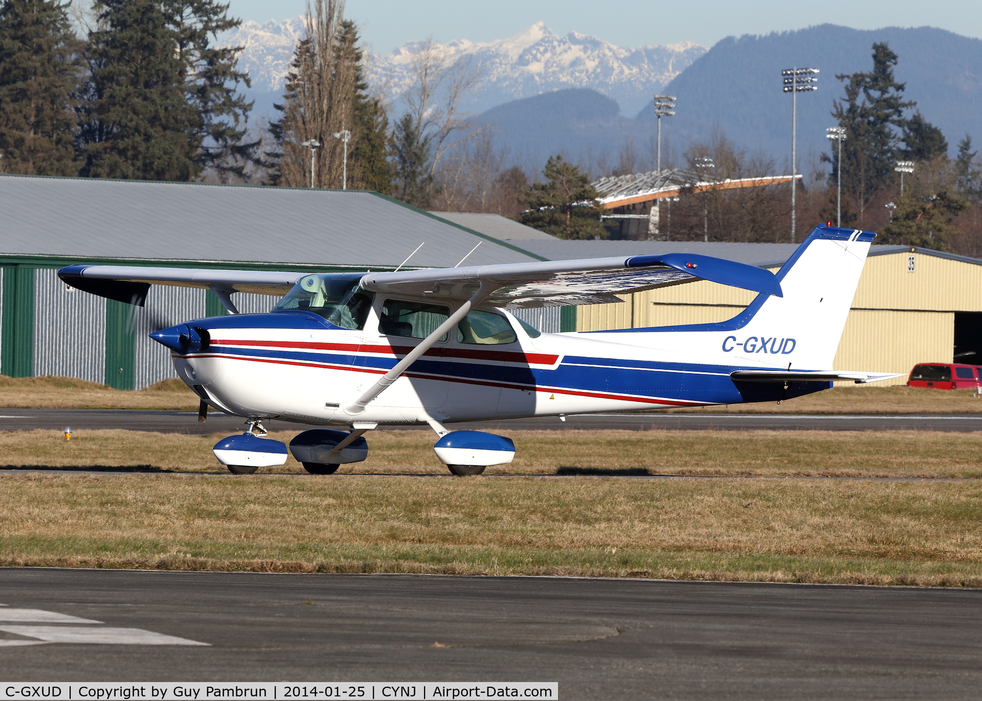 C-GXUD, 1974 Cessna 172M C/N 17262500, Ready to depart on a beautiful clear BC day