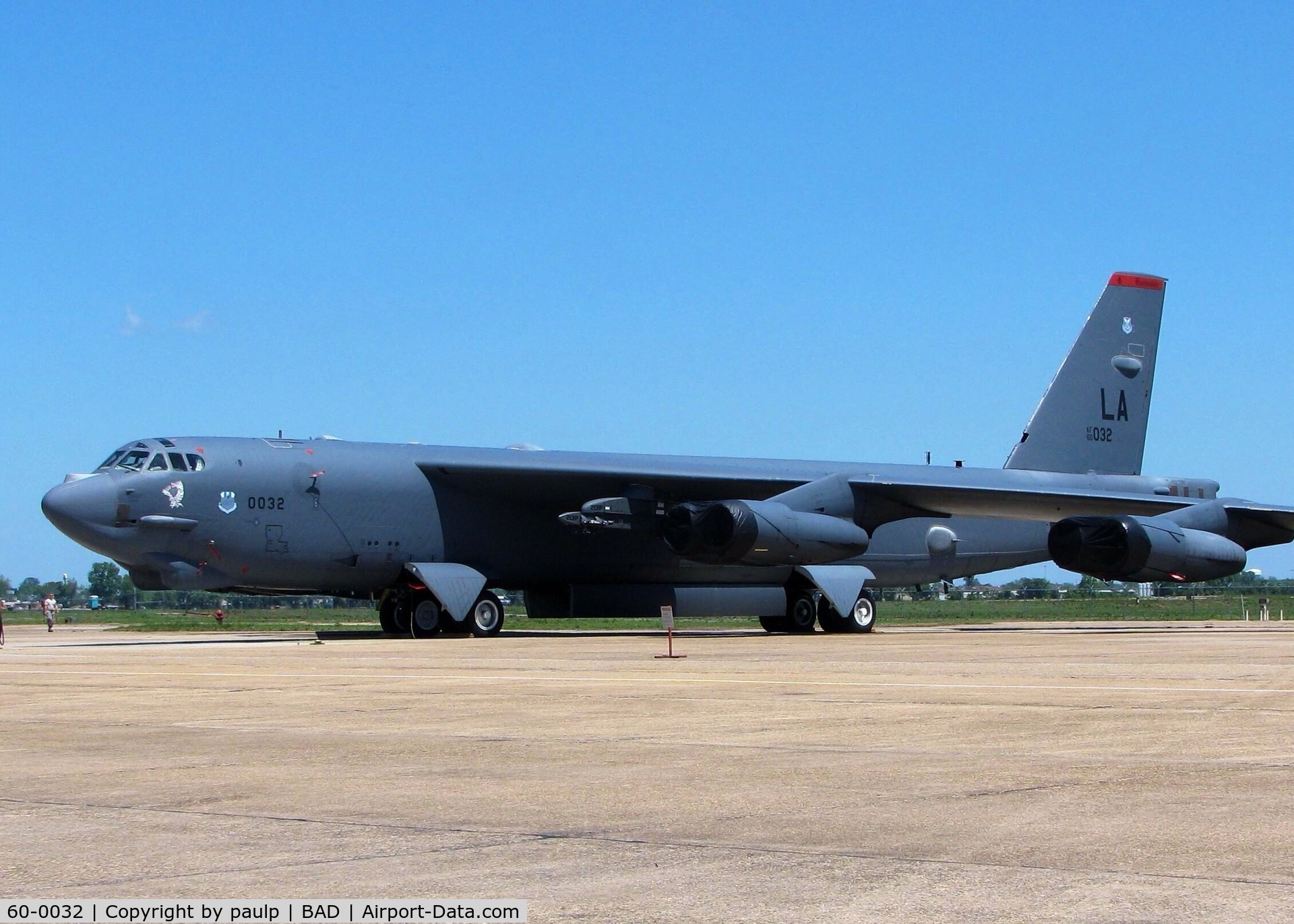 60-0032, 1960 Boeing B-52H Stratofortress C/N 464397, At Barksdale Air Force Base.