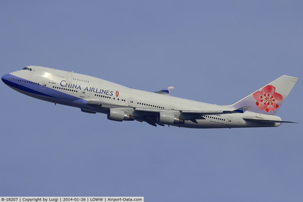 B-18207, Boeing 747-409 C/N 29219, China Airways