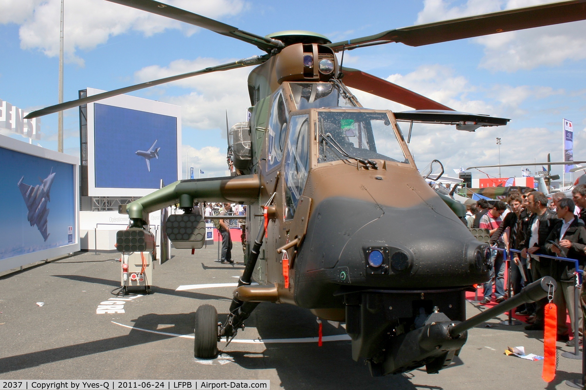 2037, Eurocopter EC-665 Tigre HAP C/N 2037, Eurocopter EC-665 HAP Tigre, Static display, Paris Le Bourget (LFPB-LBG) Air Show in june 2011