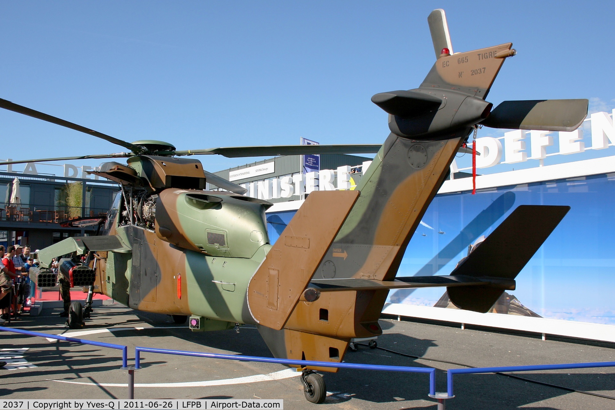 2037, Eurocopter EC-665 Tigre HAP C/N 2037, Eurocopter EC-665 HAP Tigre, Static display, Paris Le Bourget (LFPB-LBG) Air Show in june 2011
