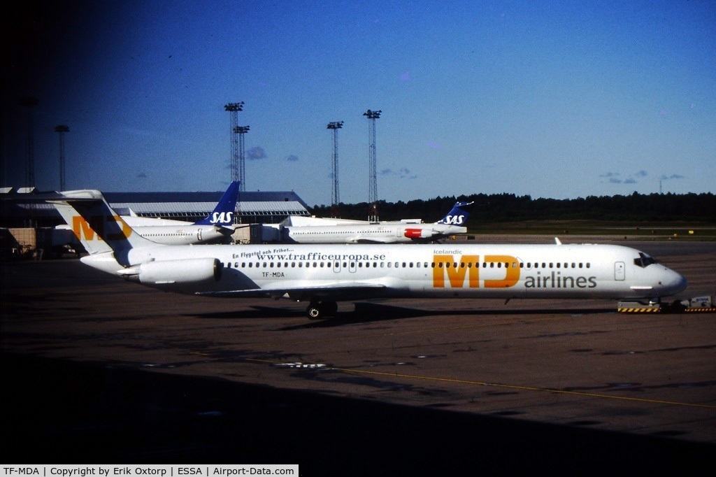 TF-MDA, 1980 McDonnell Douglas MD-81 (DC-9-81) C/N 48003, TF-MDA in ARN
