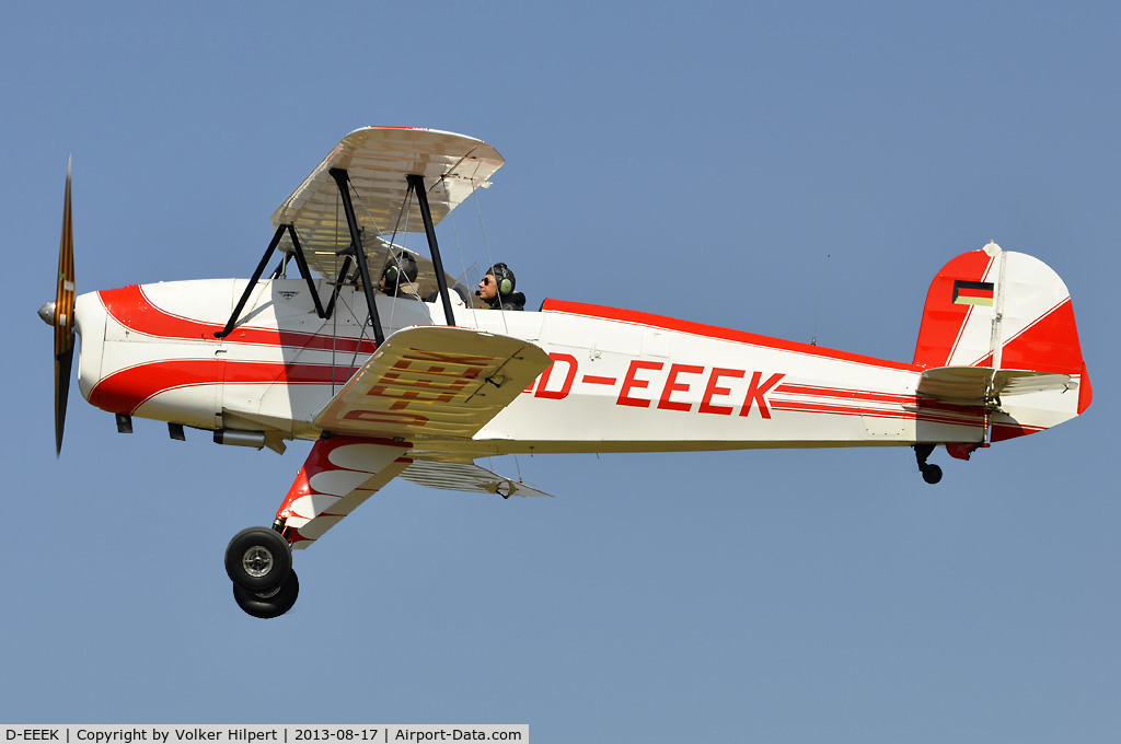 D-EEEK, CASA 1-131E Jungmann C/N 2056, biplane fly-in