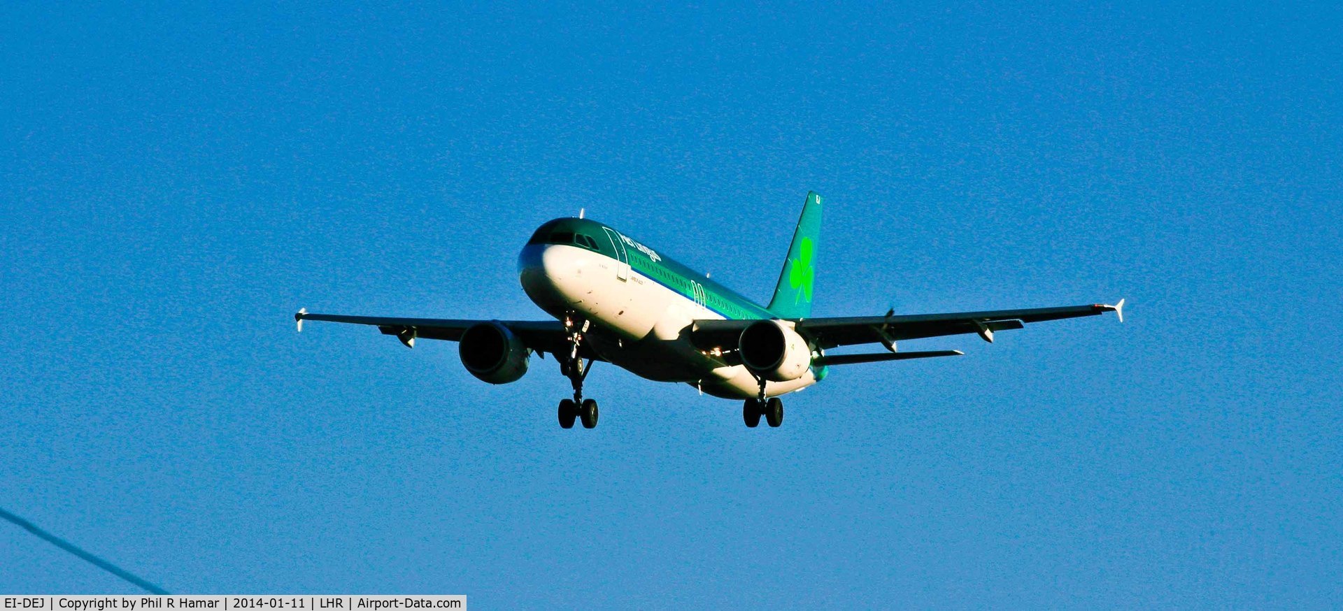 EI-DEJ, 2005 Airbus A320-214 C/N 2364, Aer Lingus Airlines, (EI-DEJ)  2005 Airbus A320-214, c/n 2364, on approach to land on 27L Heathrow. © PhilRHamar