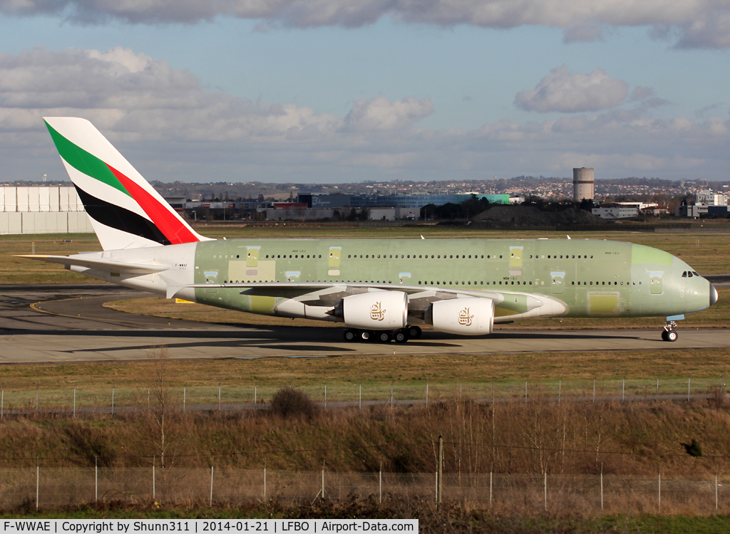 F-WWAE, 2013 Airbus A380-861 C/N 153, C/n 0153 - For Emirates as A6-EEW
