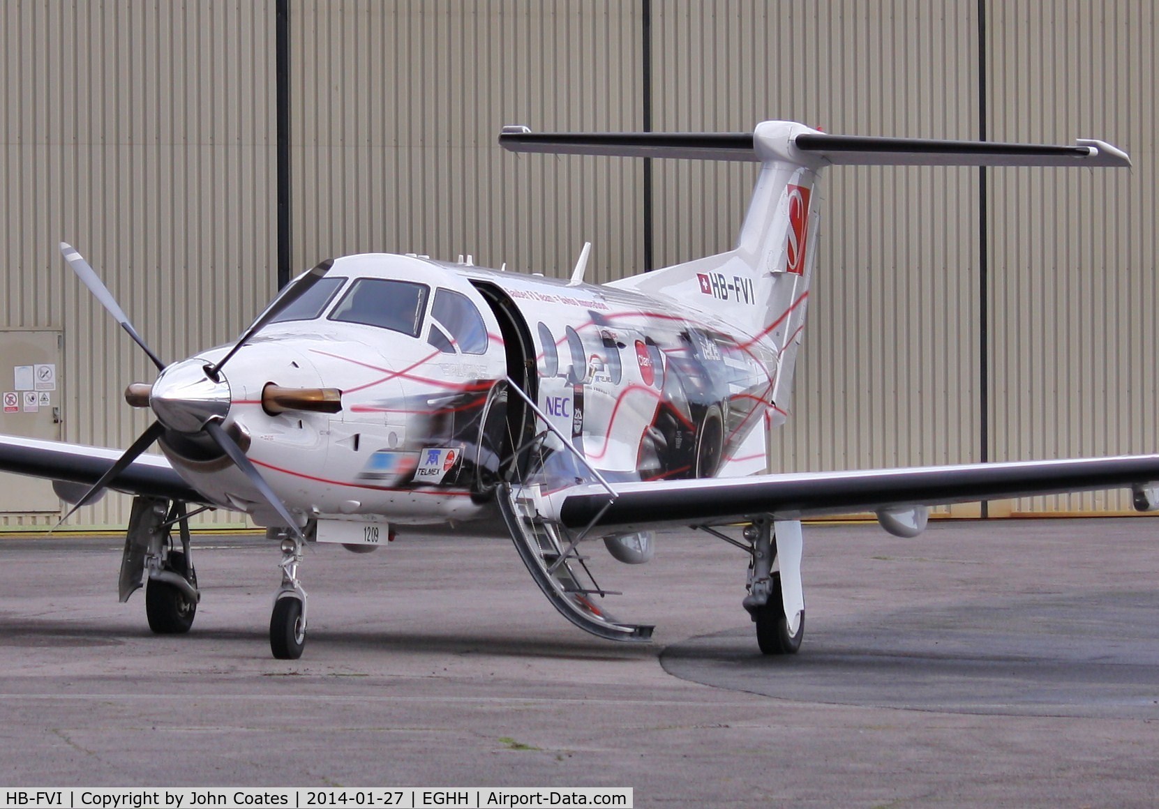 HB-FVI, 2010 Pilatus PC-12/47E C/N 1209, Preparing to depart