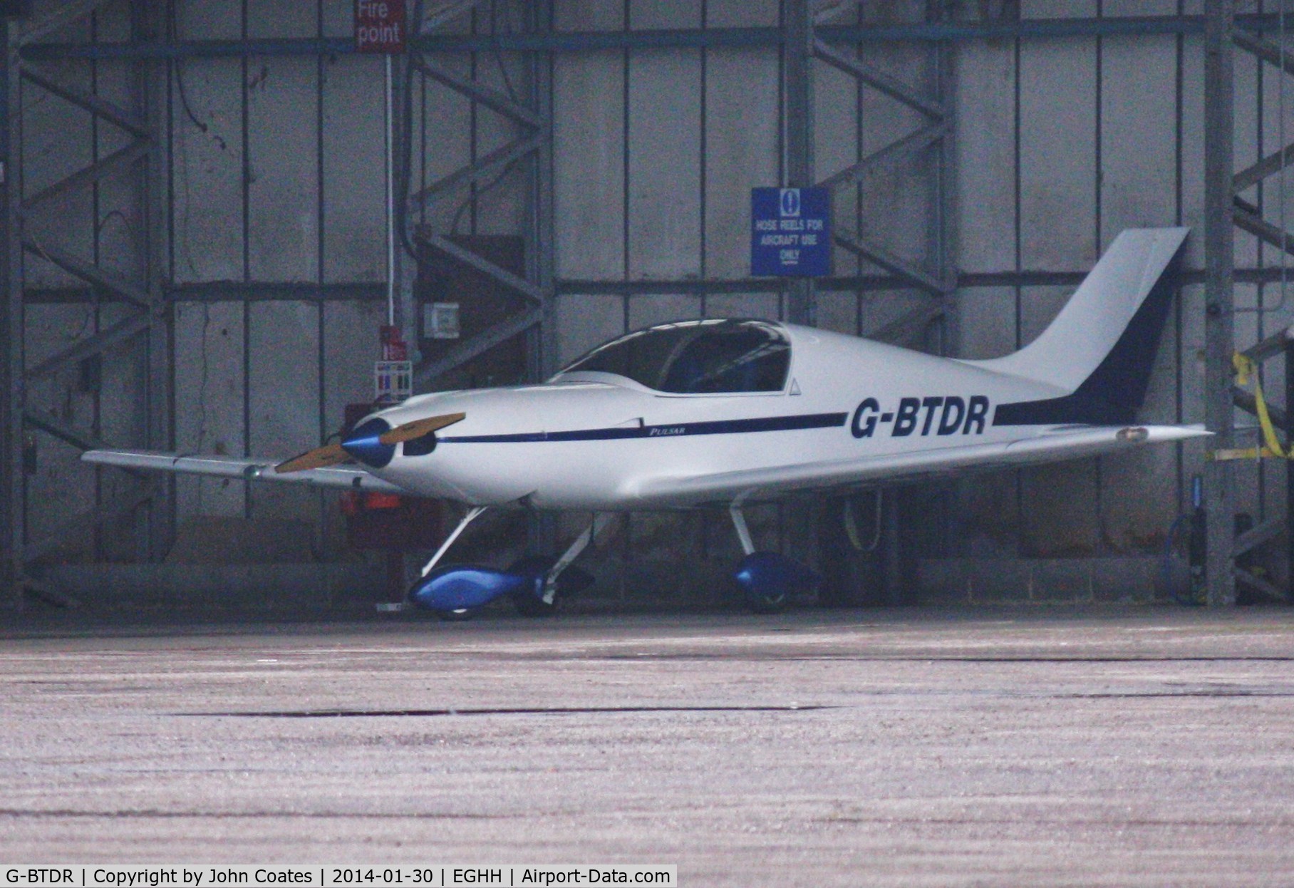 G-BTDR, 1995 Aero Designs Pulsar C/N PFA 202-11962, Asleep at Thurston Aviation