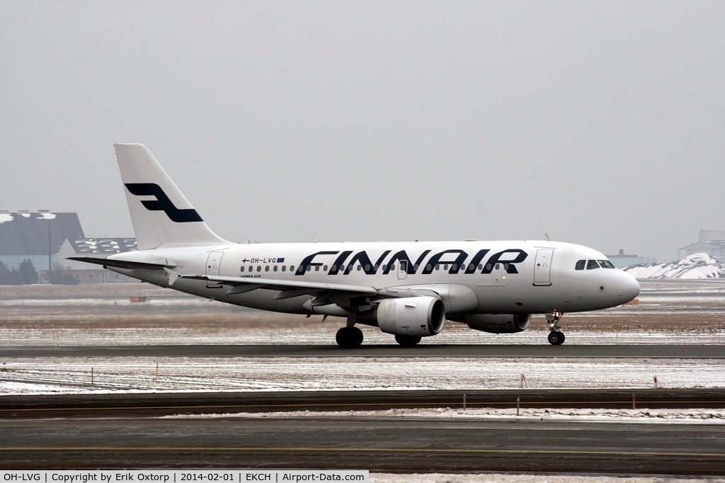 OH-LVG, 2003 Airbus A319-112 C/N 1916, OH-LVG in CPH in the latest c/s