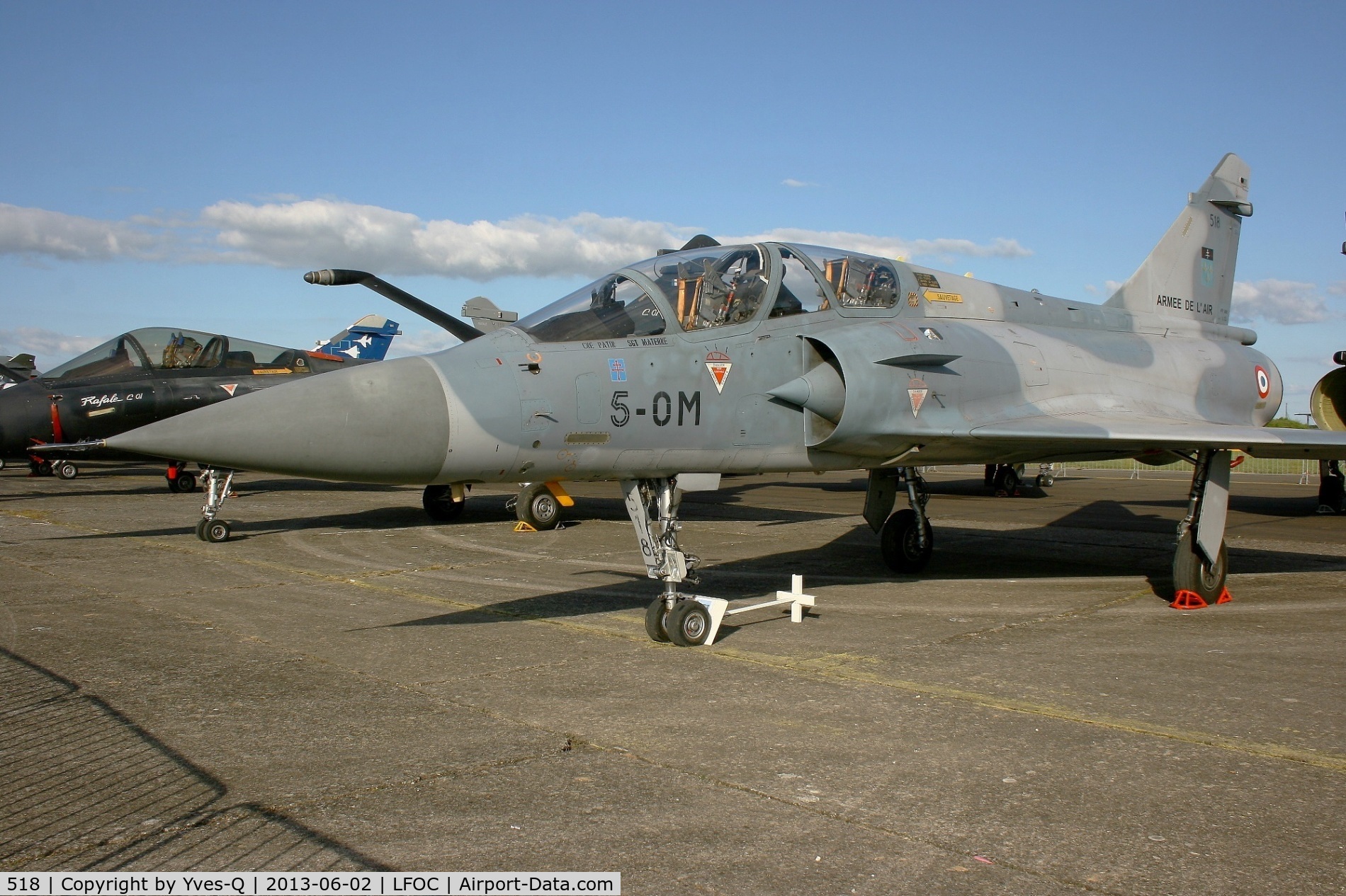 518, Dassault Mirage 2000B C/N 218, Dassault Mirage 2000B (5-OM), Châteaudun Air Base 279 (LFOC) Open day 2013