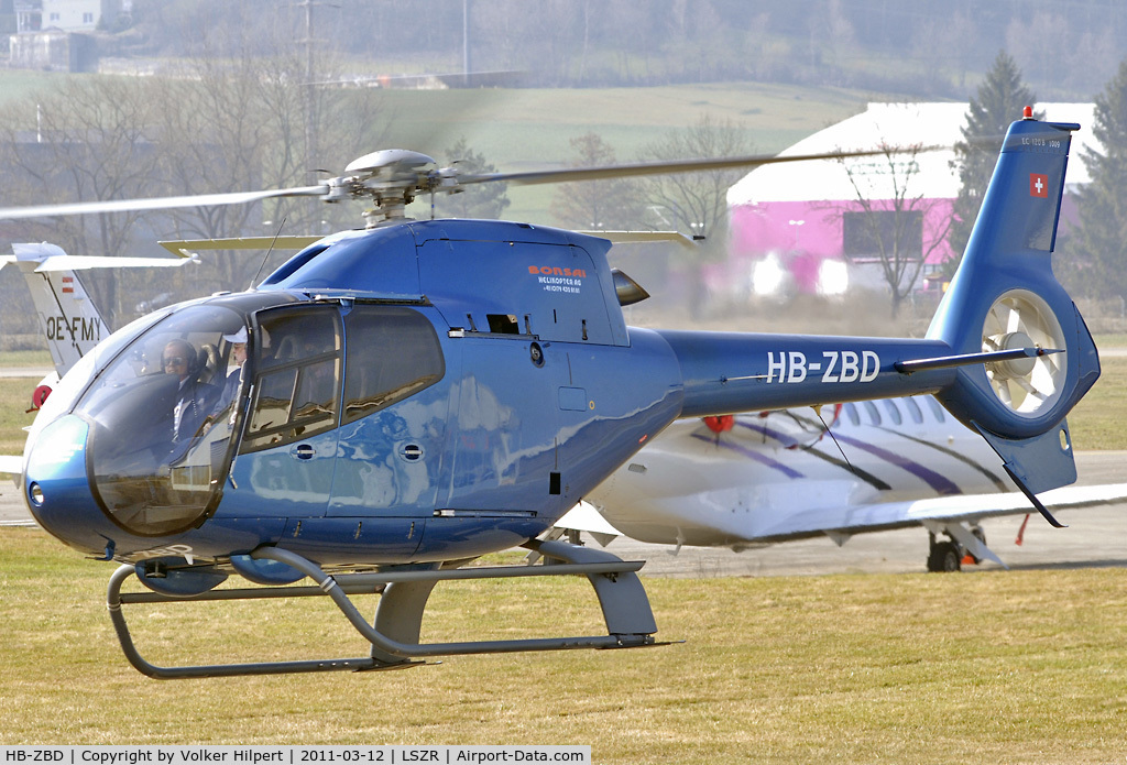 HB-ZBD, 1998 Eurocopter EC-120B Colibri C/N 1009, at ach