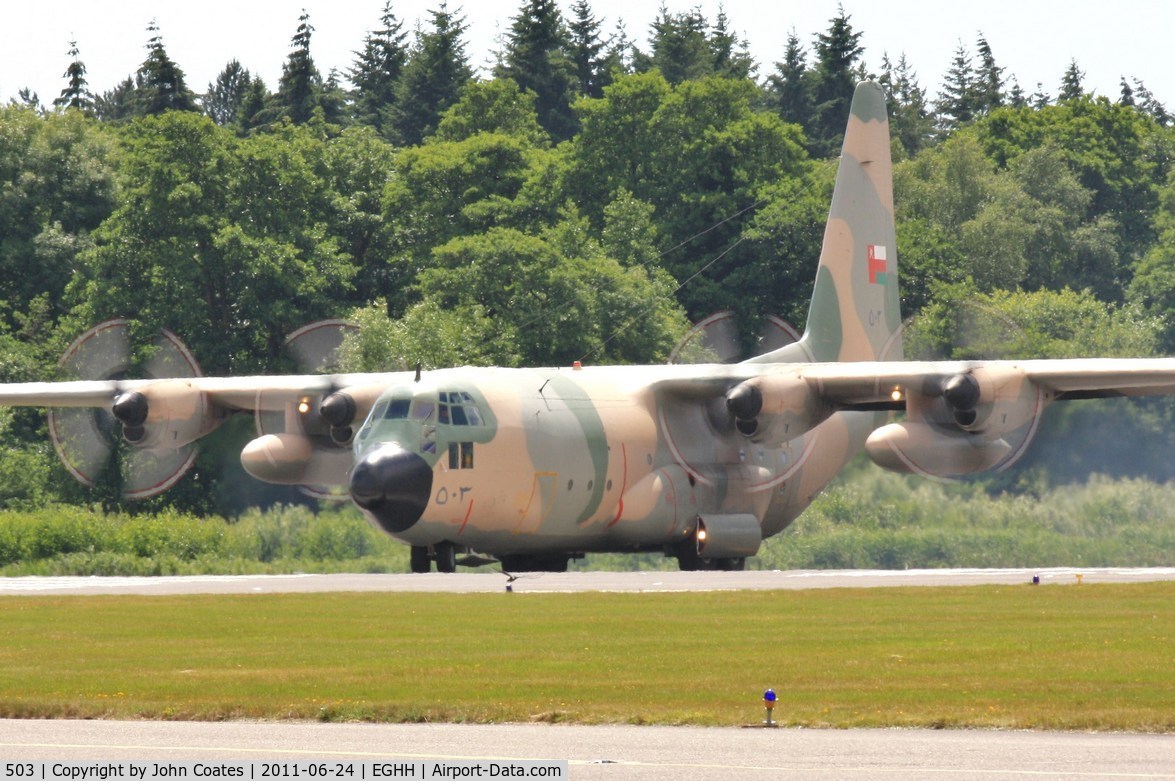 503, Lockheed C-130H Hercules C/N 382-4948, Taxiing to depart