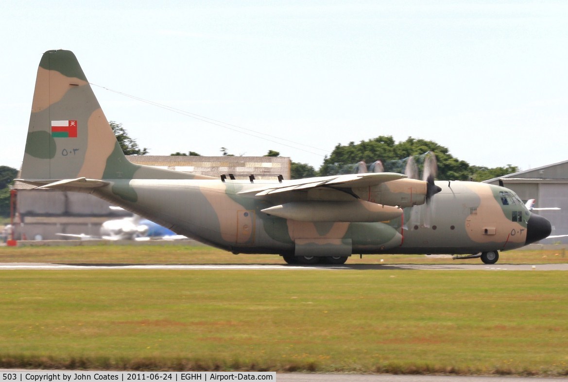503, Lockheed C-130H Hercules C/N 382-4948, Regular visitor departing on 26