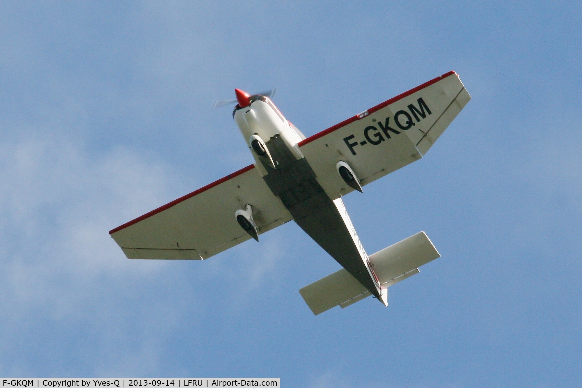 F-GKQM, Robin DR-400-120 Dauphin 2+2 C/N 2057, Robin DR.400-120 Dauphin, Morlaix-Ploujean Regional Airport (LFRU-MXN)