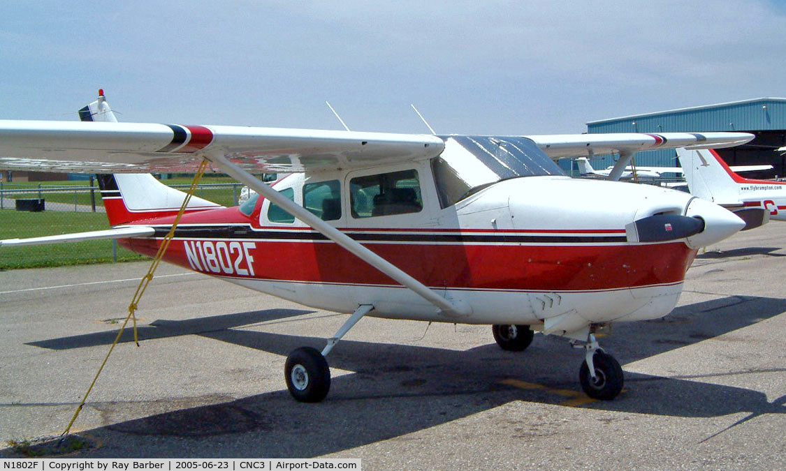N1802F, 1965 Cessna 210E Centurion C/N 21058702, Cessna 210E Centurion [210-58702] Brampton~C 23/06/2005
