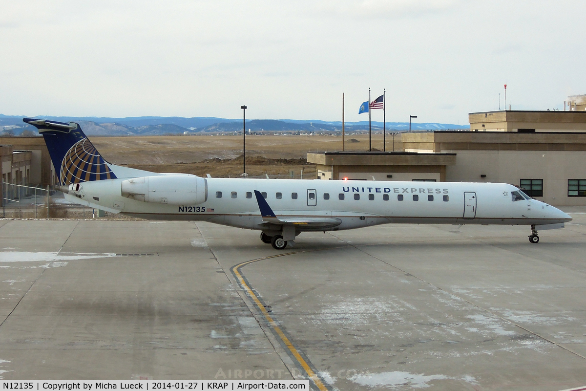 N12135, 2003 Embraer ERJ-145XR (EMB-145XR) C/N 145718, At Rapid City