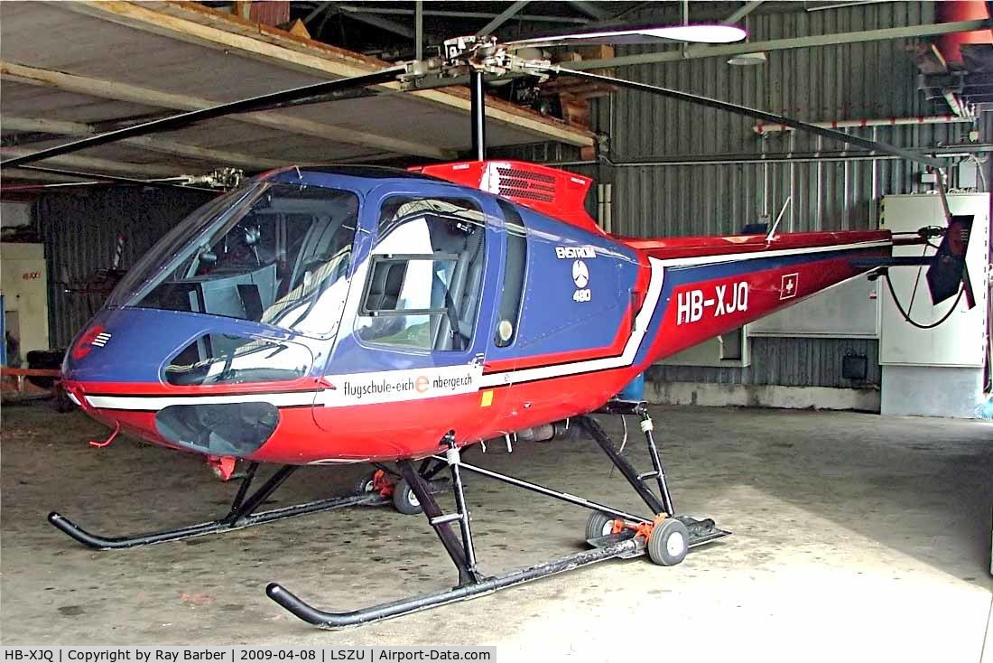 HB-XJQ, 1996 Enstrom 480 C/N 5018, Enstrom 480 [5018] (Flugschule Eichenberger AG) Buttwill~HB 08/04/2009