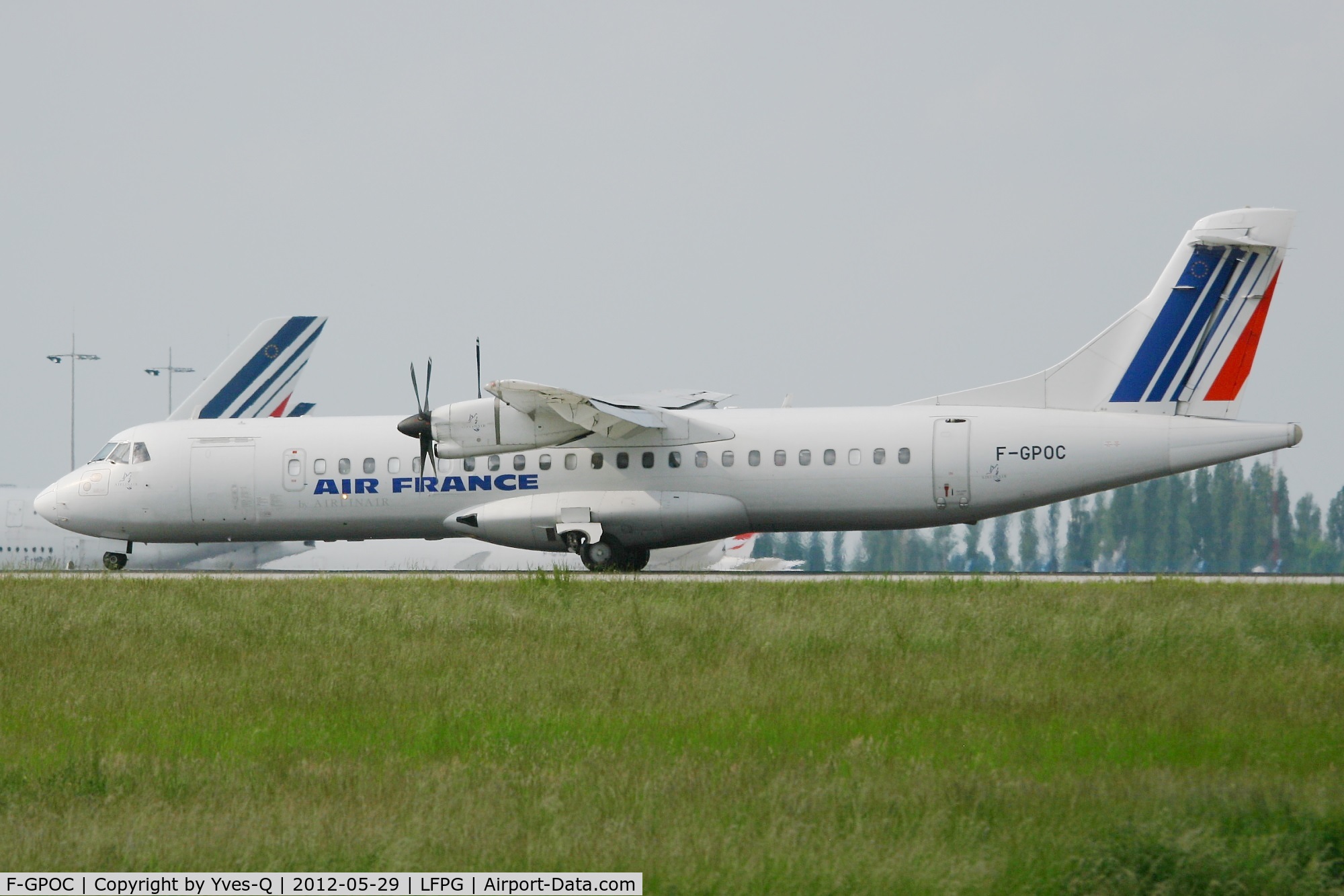 F-GPOC, 1992 ATR 72-202 C/N 311, ATR 72-202, Landing Rwy 26L, Roissy Charles De Gaulle Airport (LFPG-CDG)