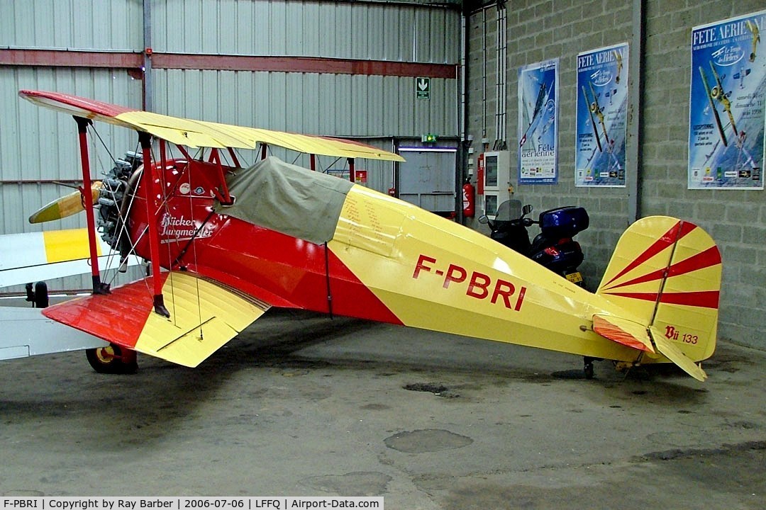 F-PBRI, 1937 Bucker Bu-133D-1 Jungmeister C/N 2008, Bucker Bu.133C Jungmeister [2008] La Ferte Alais~F 06/07/2006