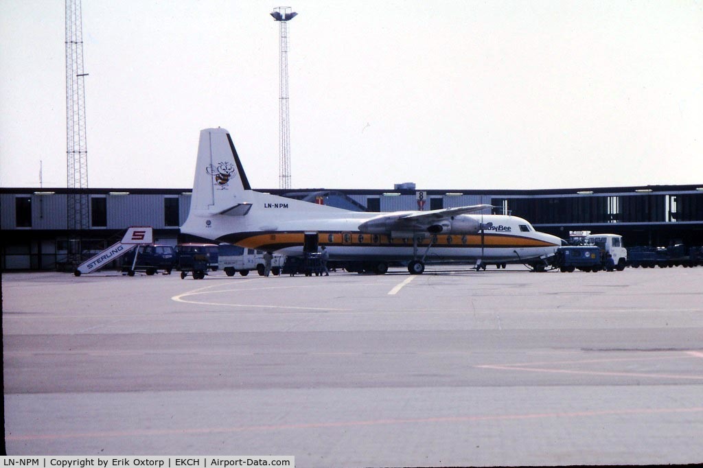 LN-NPM, 1965 Fokker F.27-100 Friendship C/N 10287, LN-NPM in CPH