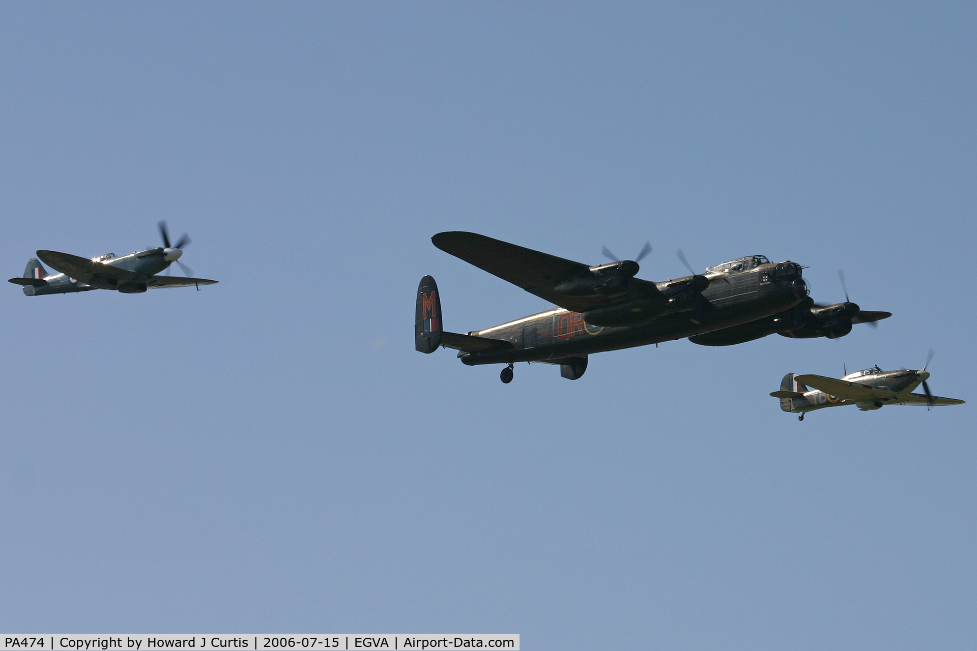 PA474, 1945 Avro 683 Lancaster B1 C/N VACH0052/D2973, RIAT 2006. BBMF.