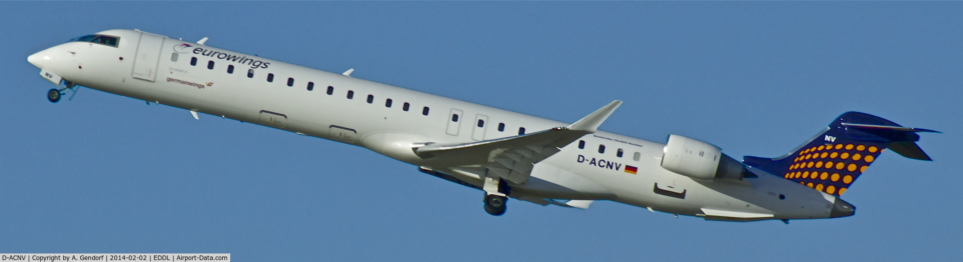 D-ACNV, 2011 Bombardier CRJ-900LR (CL-600-2D24) C/N 15268, Eurowings (
