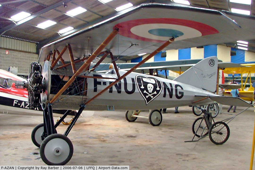 F-AZAN, 1916 Morane-Saulnier A-I Master C/N 01, Morane-Saulnier MS.30 A-1 Replica [01] La Ferte Alais~F 06/07/2006
