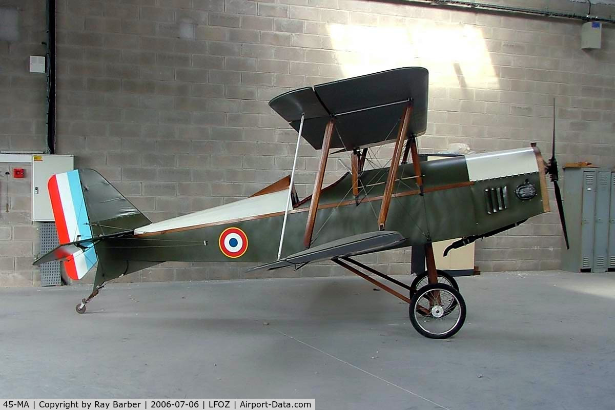 45-MA, Royal Aircraft Factory SE-5A Replica C/N Not found 45-MA, The Squadron SE.5A Replica [Unknown] Orleans-St. Denis~F 06/07/2006