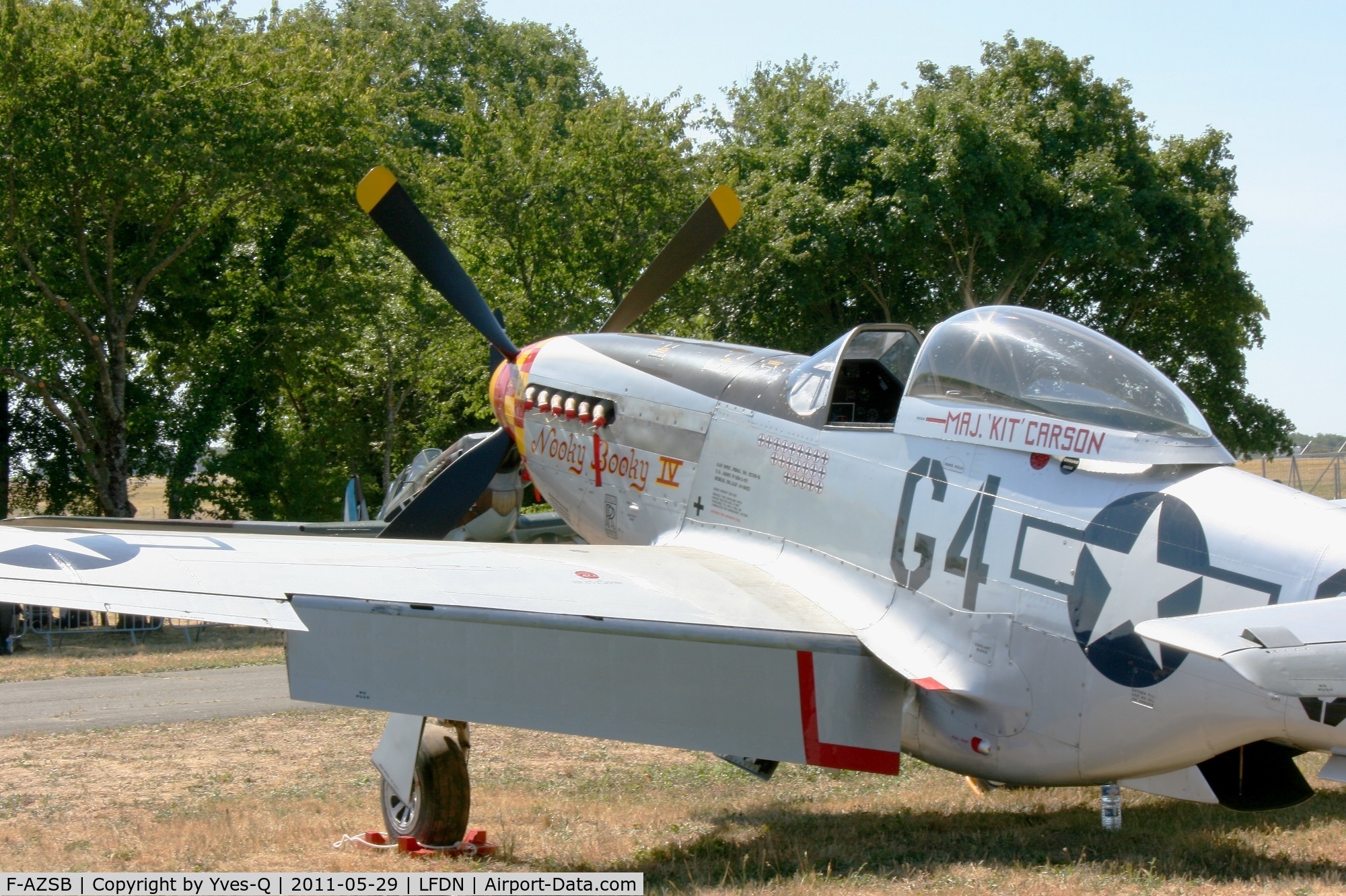 F-AZSB, 1944 North American P-51D Mustang C/N 122-40967, North American P-51D, Static display, Rochefort-St Agnant AFB (LFDN-RCO) Open day 2011