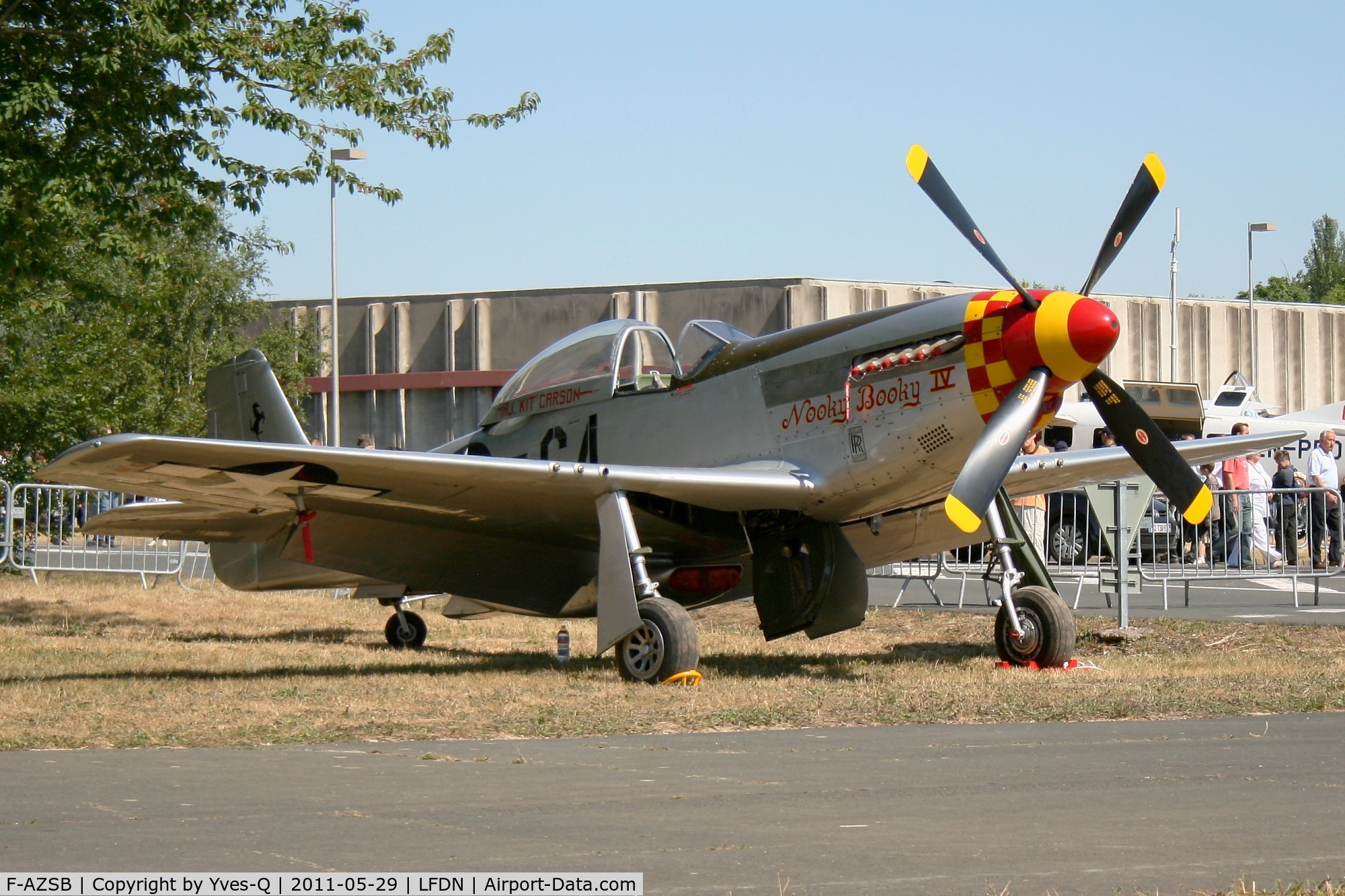 F-AZSB, 1944 North American P-51D Mustang C/N 122-40967, North American P-51D, Static display, Rochefort-St Agnant AFB (LFDN-RCO) Open day 2011