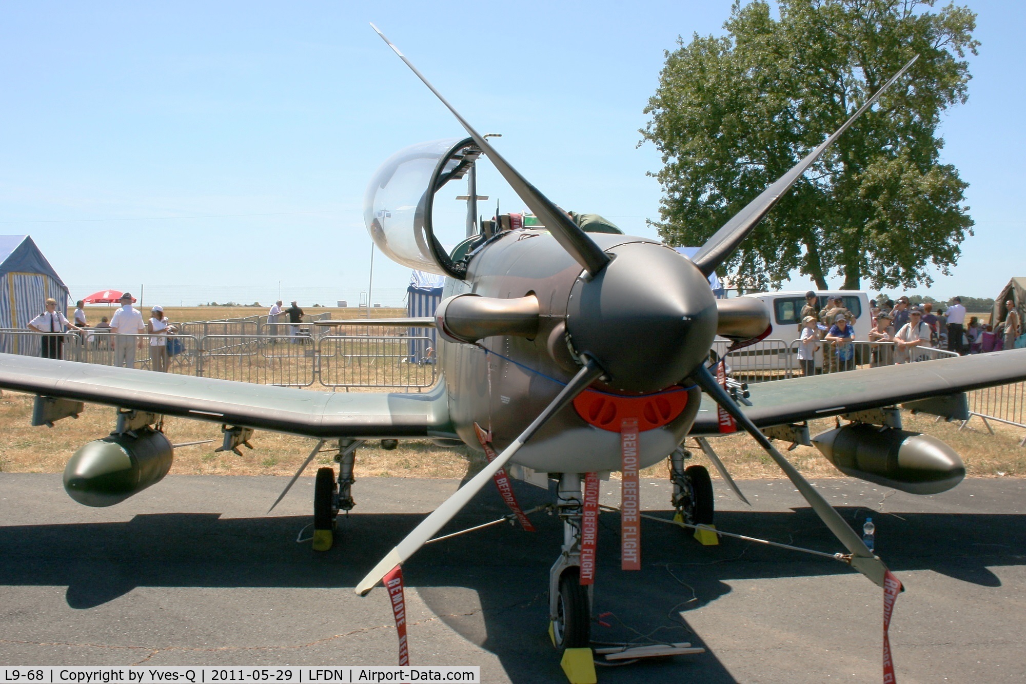 L9-68, Pilatus PC-9M Hudournik C/N 641, Slovenian Air Force Pilatus PC-9M, Static display, Rochefort-St Agnant Air Base 721 (LFDN-RCO) Open day 2011