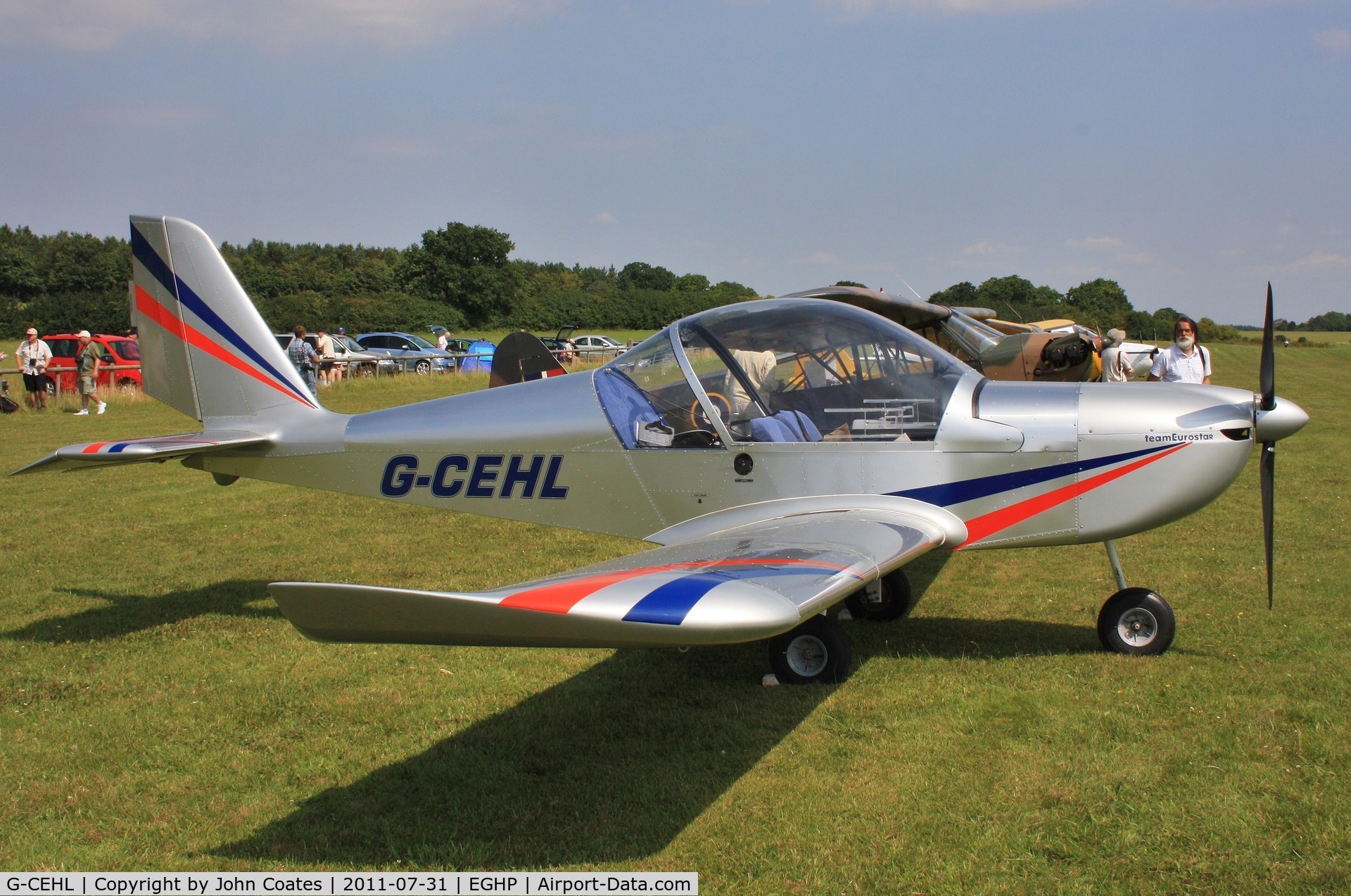 G-CEHL, 2006 Aerotechnik EV-97 TeamEurostar UK C/N 2928, At Popham fly-in