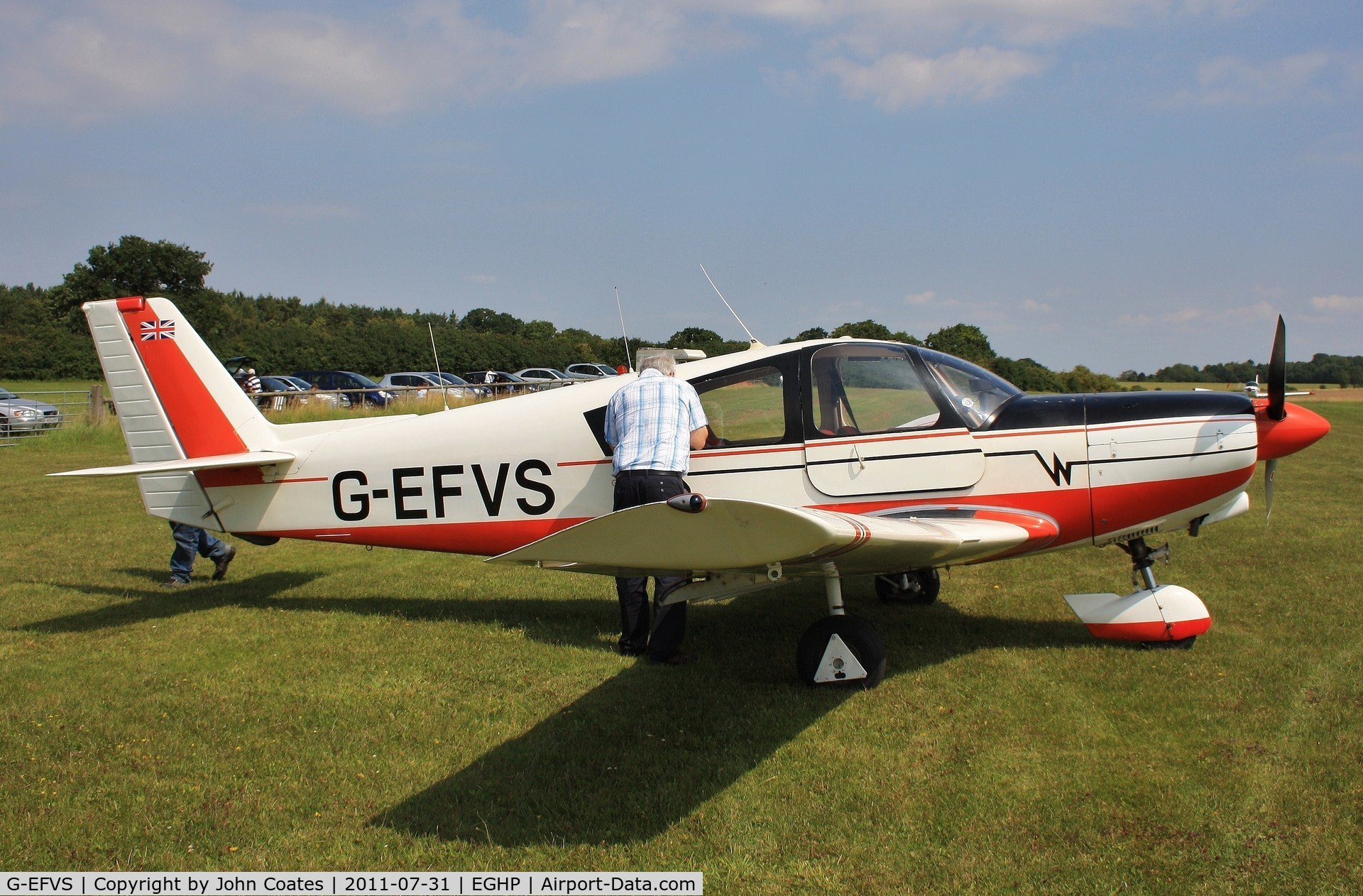 G-EFVS, 1971 Wassmer WA-52 Europa C/N 22, At Popham fly-in