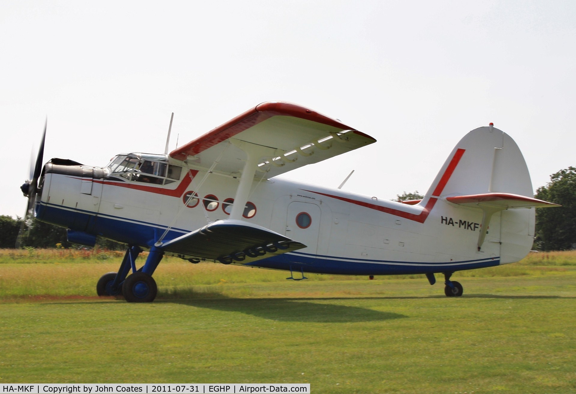 HA-MKF, 1985 Antonov An-2TP C/N 1G233-43, At Popham fly-in