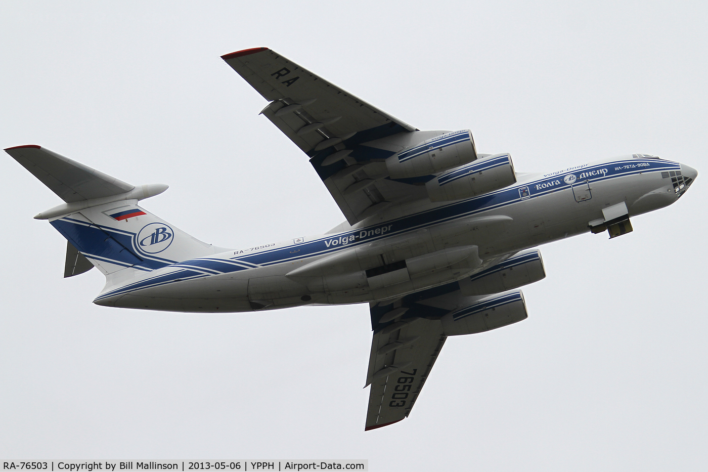 RA-76503, 2011 Ilyushin IL-76TD-90VD C/N 2093422748, away from 21... headed for Africa