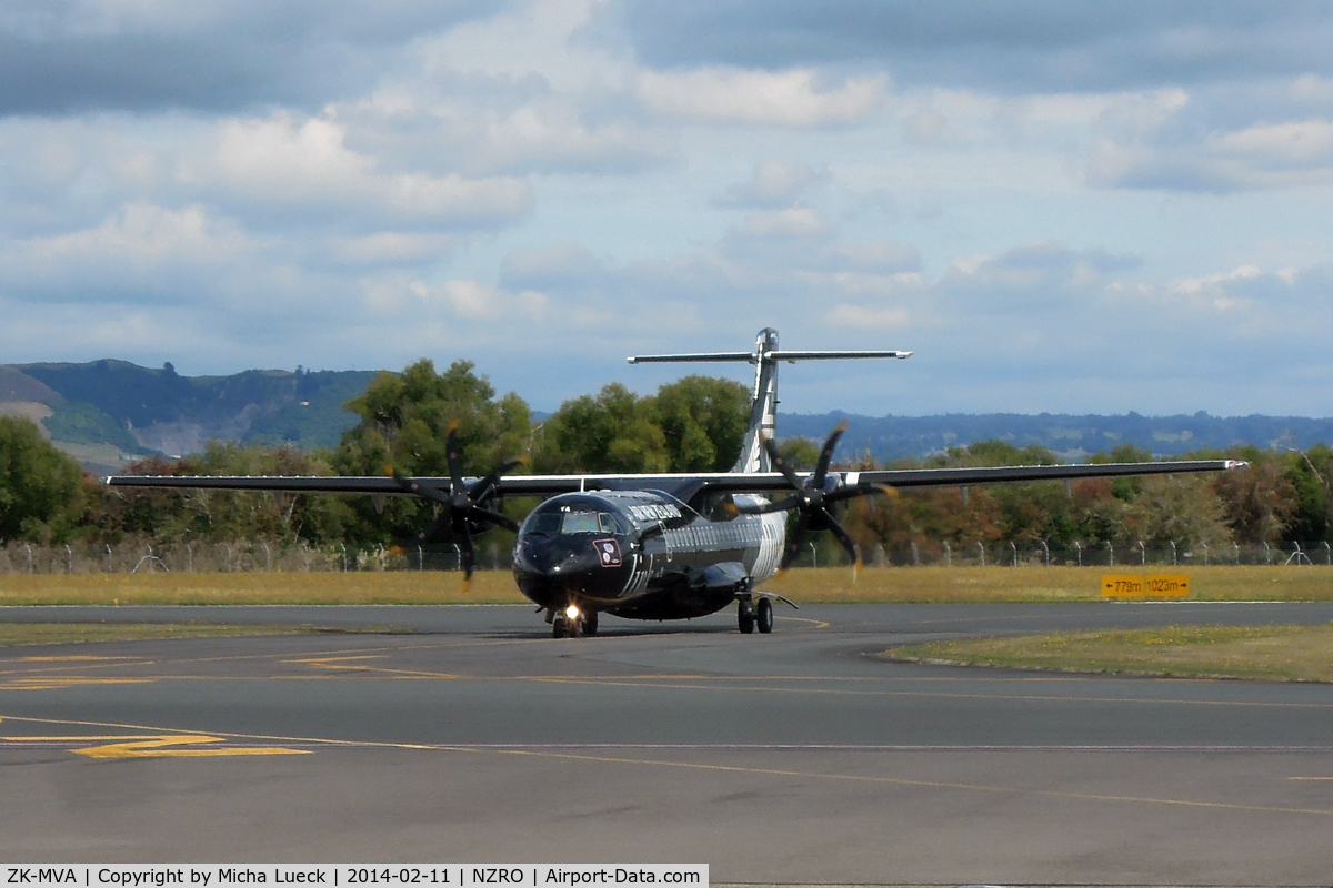 ZK-MVA, 2012 ATR 72-600 (72-212A) C/N 1051, At Rotorua