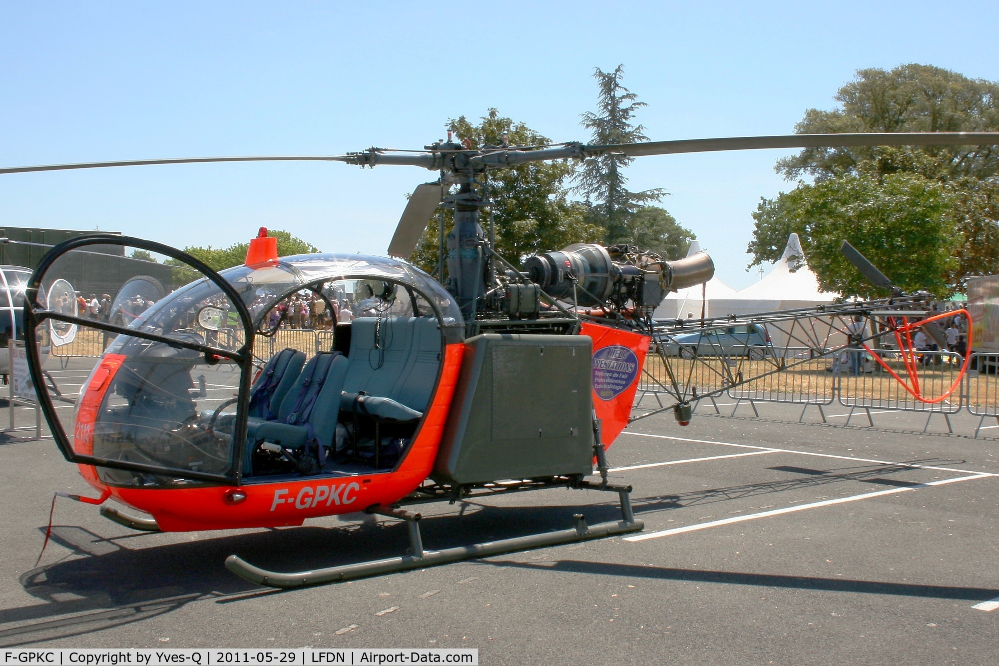 F-GPKC, Eurocopter SA-318C Alouette II Astazou C/N 2112, Eurocopter SA-318C Alouette II, Rochefort-St Agnant AB 721 (LFDN-RCO) Open day 2011