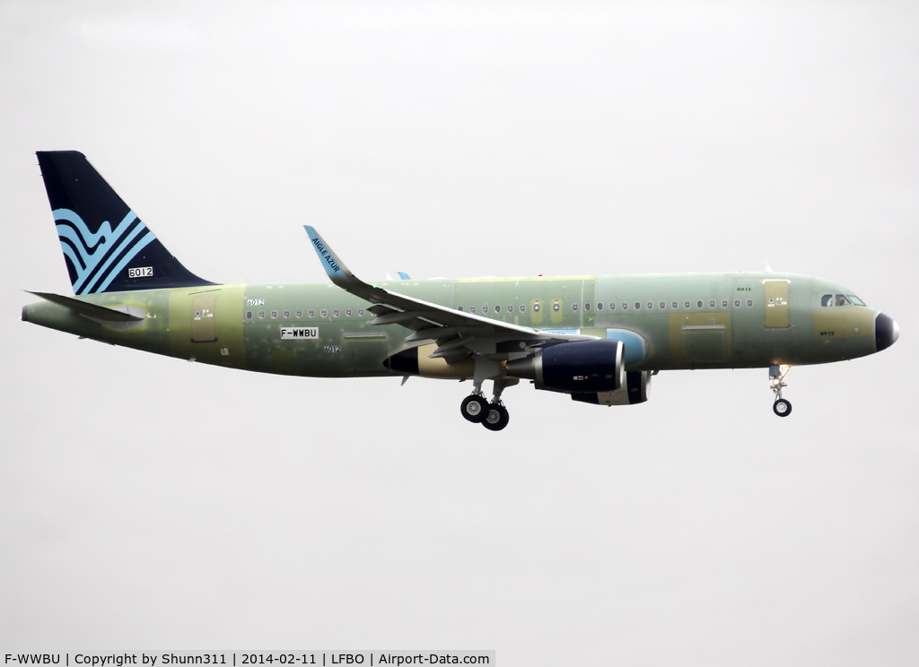 F-WWBU, 2014 Airbus A320-214 C/N 6012, C/n 6012 - For Aigle Azur and first with sharklets