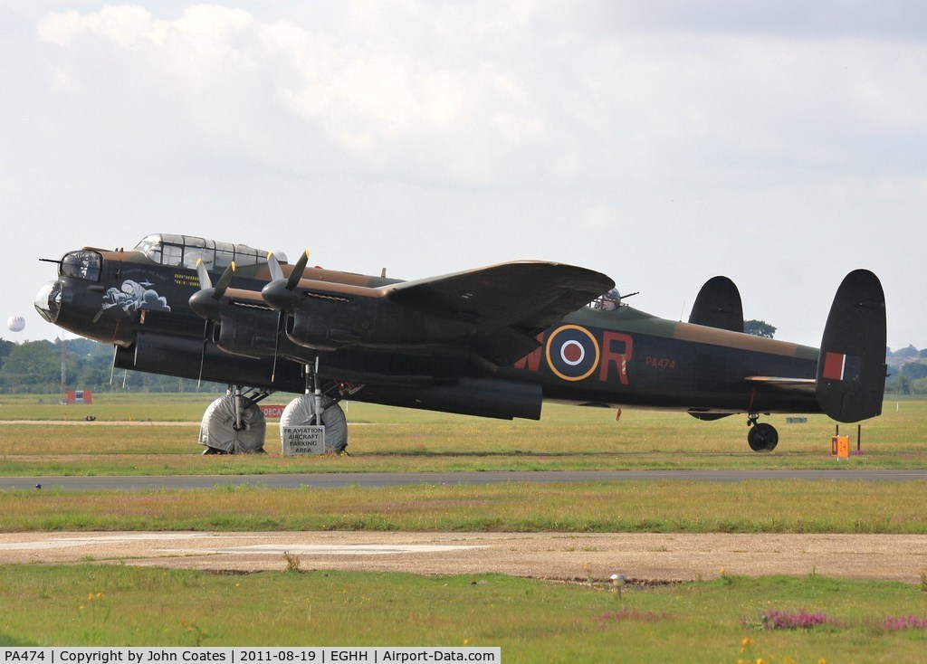PA474, 1945 Avro 683 Lancaster B1 C/N VACH0052/D2973, Wheel warmers in August