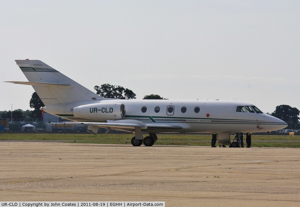 UR-CLD, 1974 Dassault Falcon (Mystere) 20E C/N 315, At Cobham