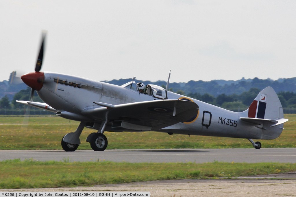 MK356, 1944 Supermarine 361 Spitfire LF.IXc C/N CBAF.IX.1561, Taxiing on arrival