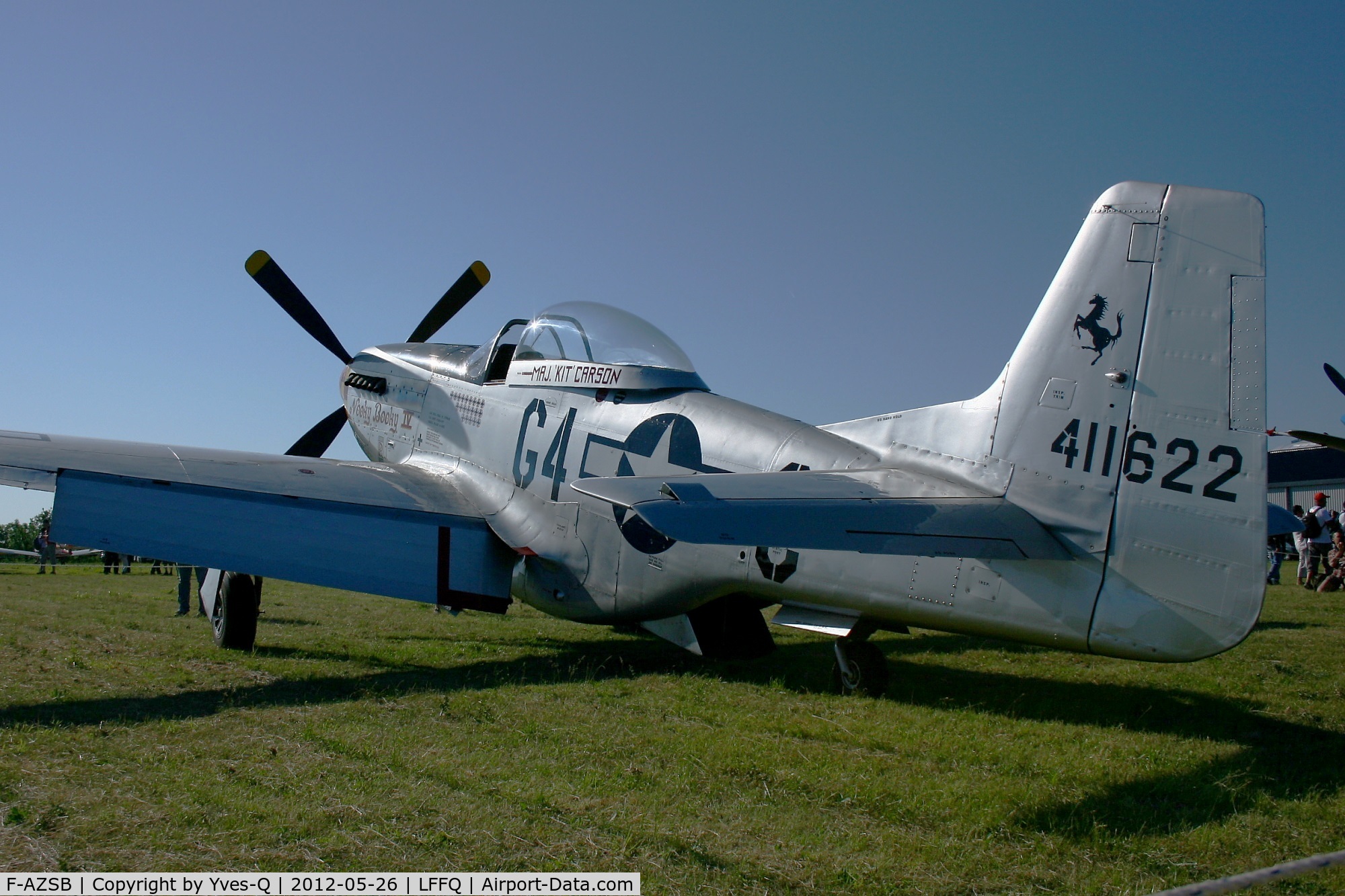 F-AZSB, 1944 North American P-51D Mustang C/N 122-40967, North American P-51D Mustang , La Ferté-Alais Airfield (LFFQ) Air Show 2012