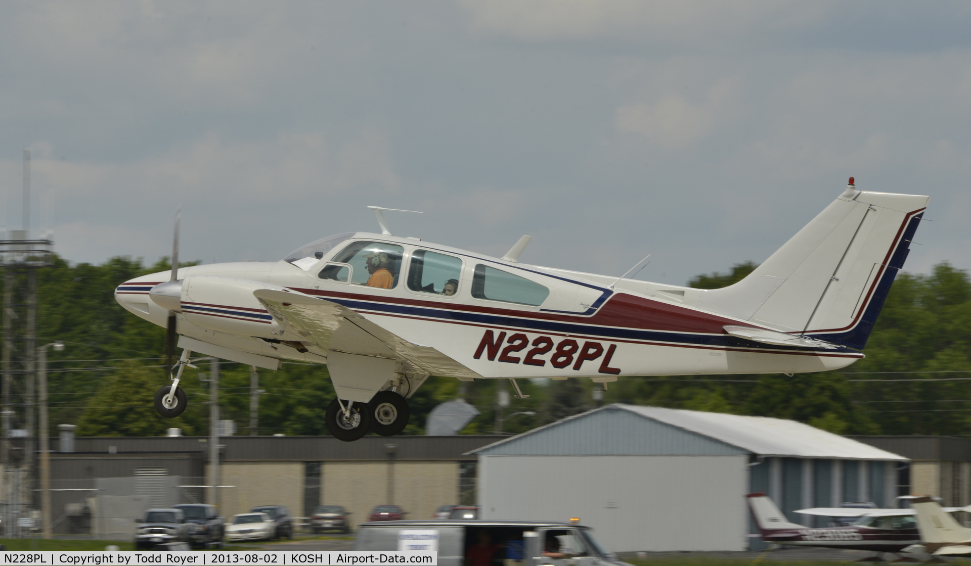 N228PL, 1968 Beech 95-B55 (T42A) Baron C/N TC-1180, Airventure 2013
