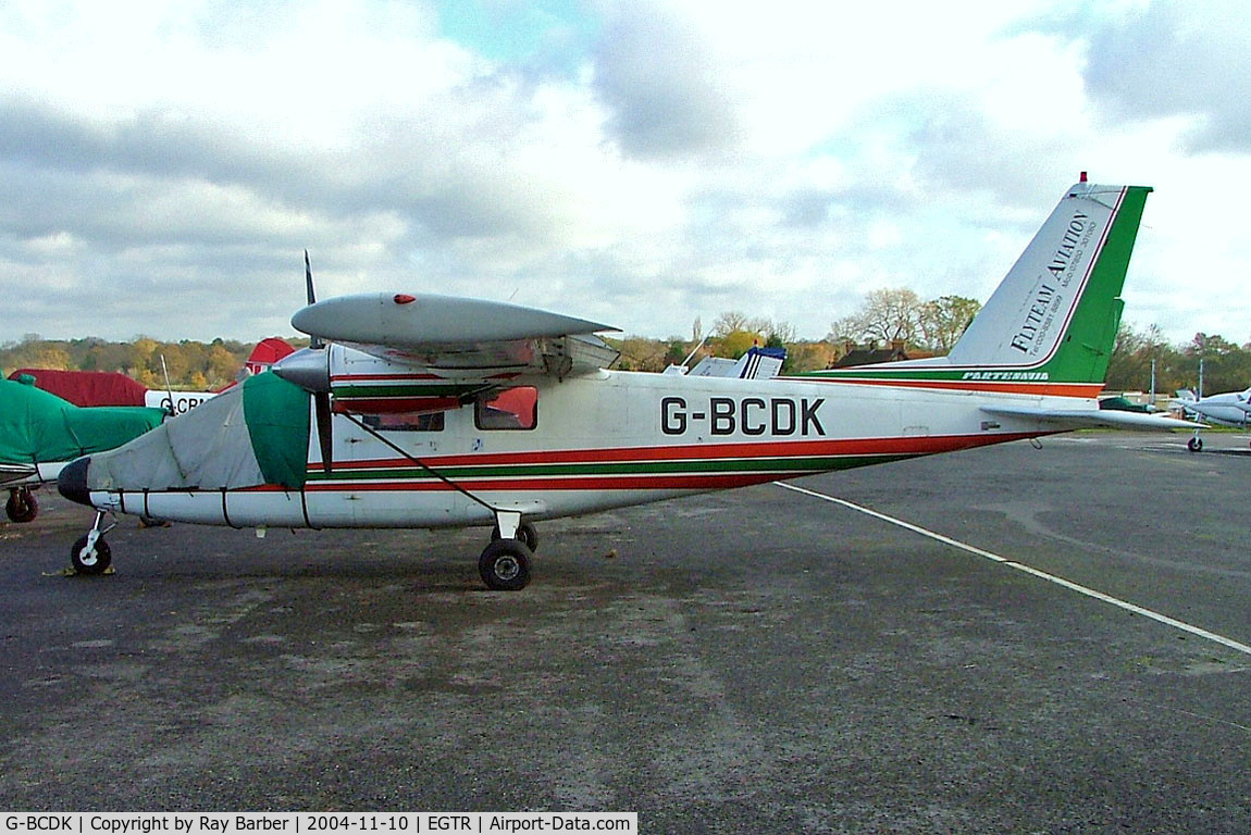 G-BCDK, 1975 Partenavia P-68B C/N 32, Partenavia P.68B Victor [32] (Flyteam Aviation) Elstree~G 10/11/2004